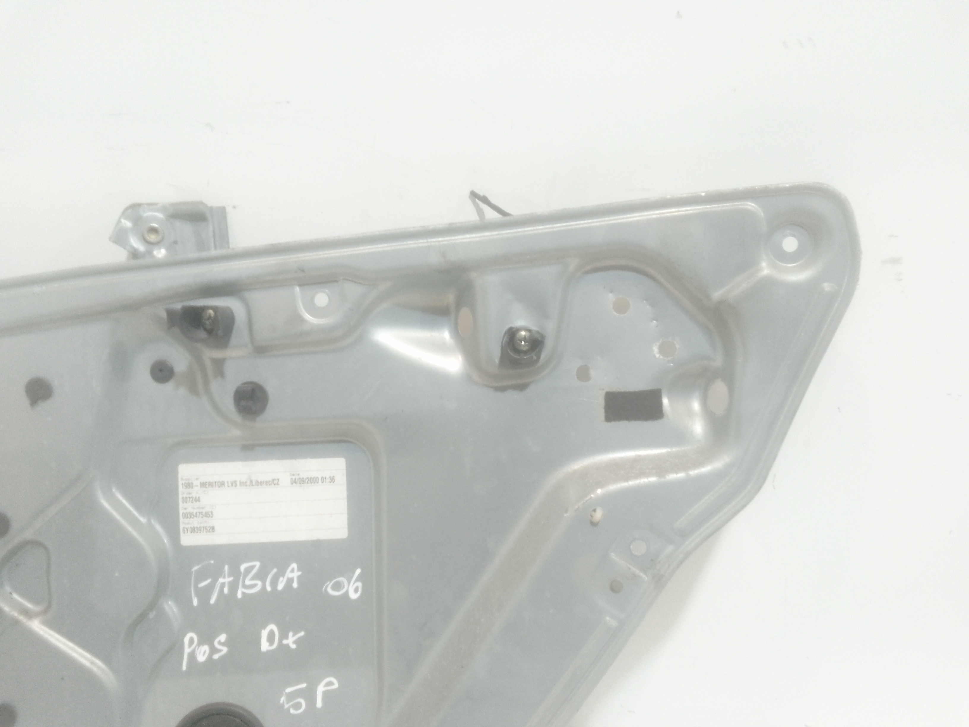 Cremagliera posteriore destra passeggero per Skoda Fabia Berlina 1 Serie (1999 - 2007)