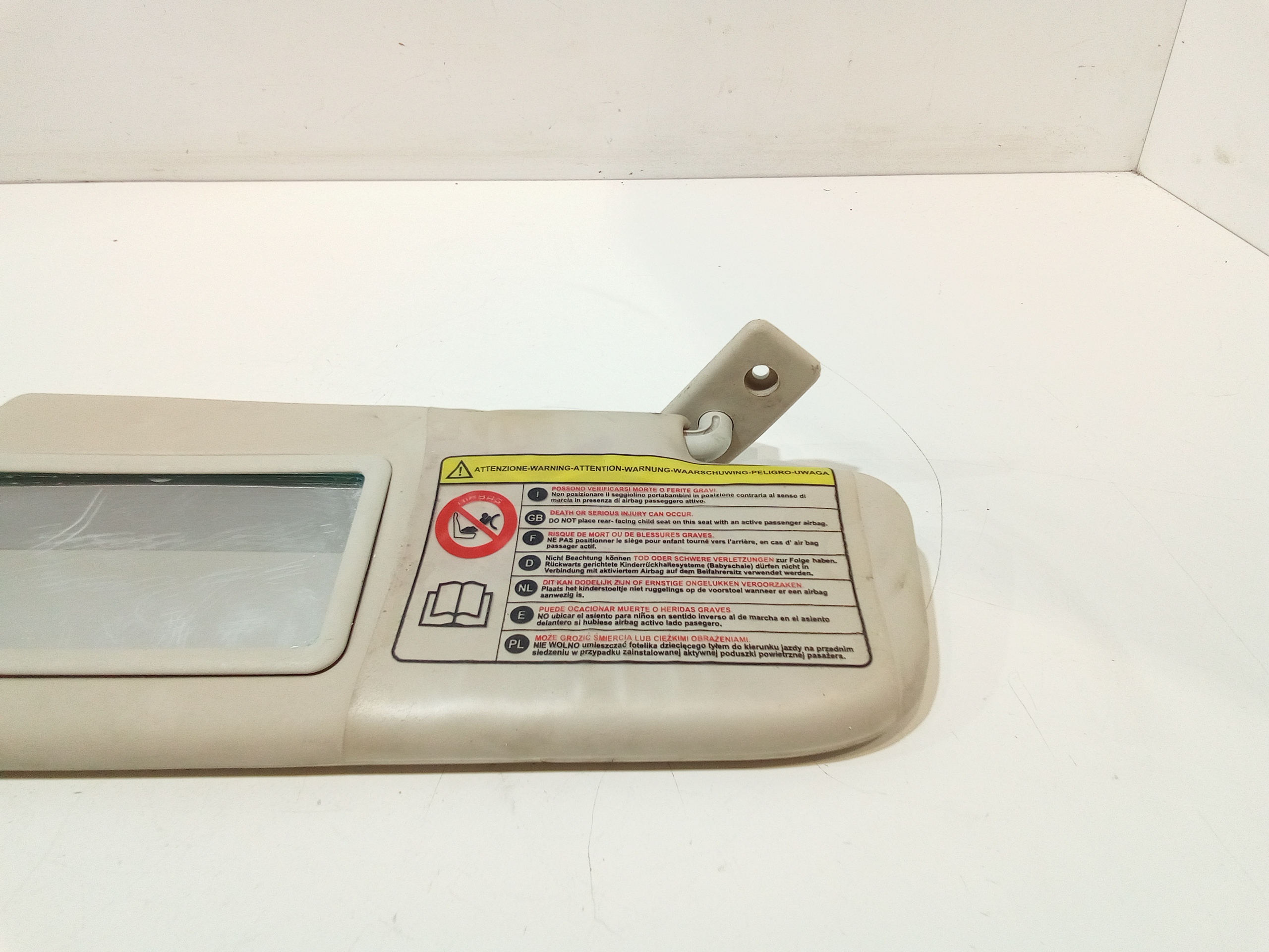 Parasole aletta Lato Passeggero per Fiat 500 Serie (2015 - >)