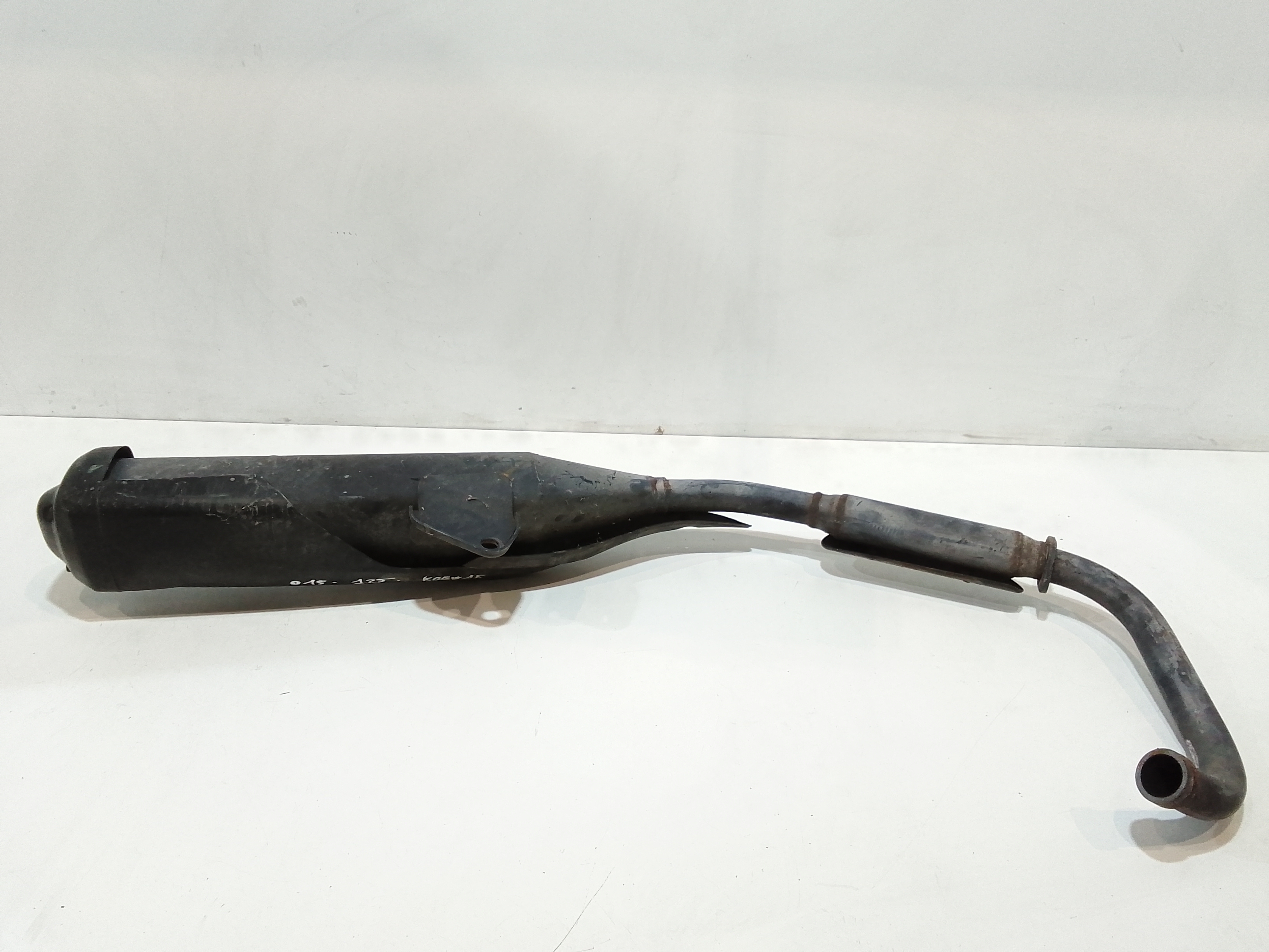 Marmitta completa di terminale scarico per Keeway Motor Rkv 125cc (2012 - 2017)