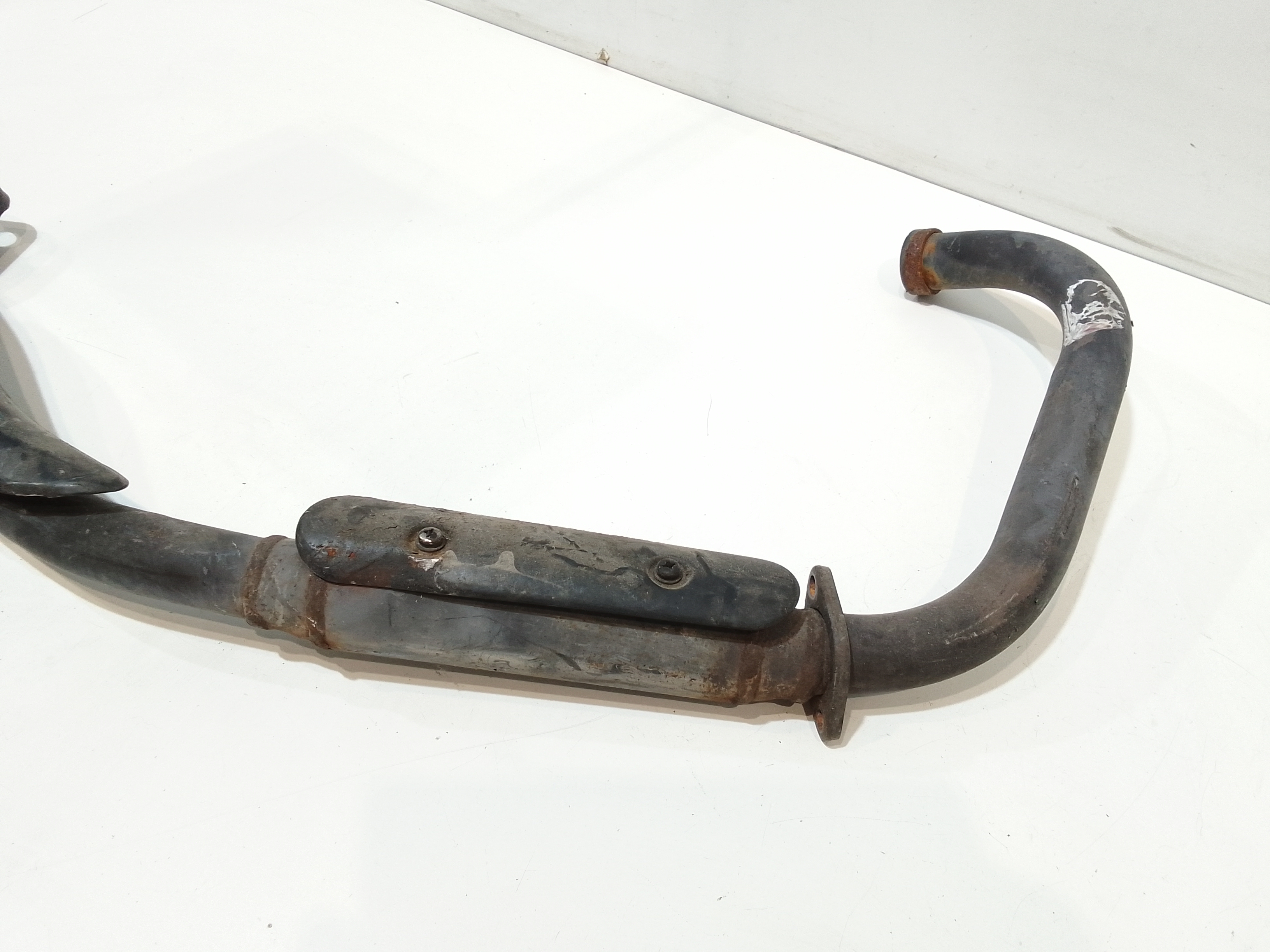 Marmitta completa di terminale scarico per Keeway Motor Rkv 125cc (2012 - 2017)