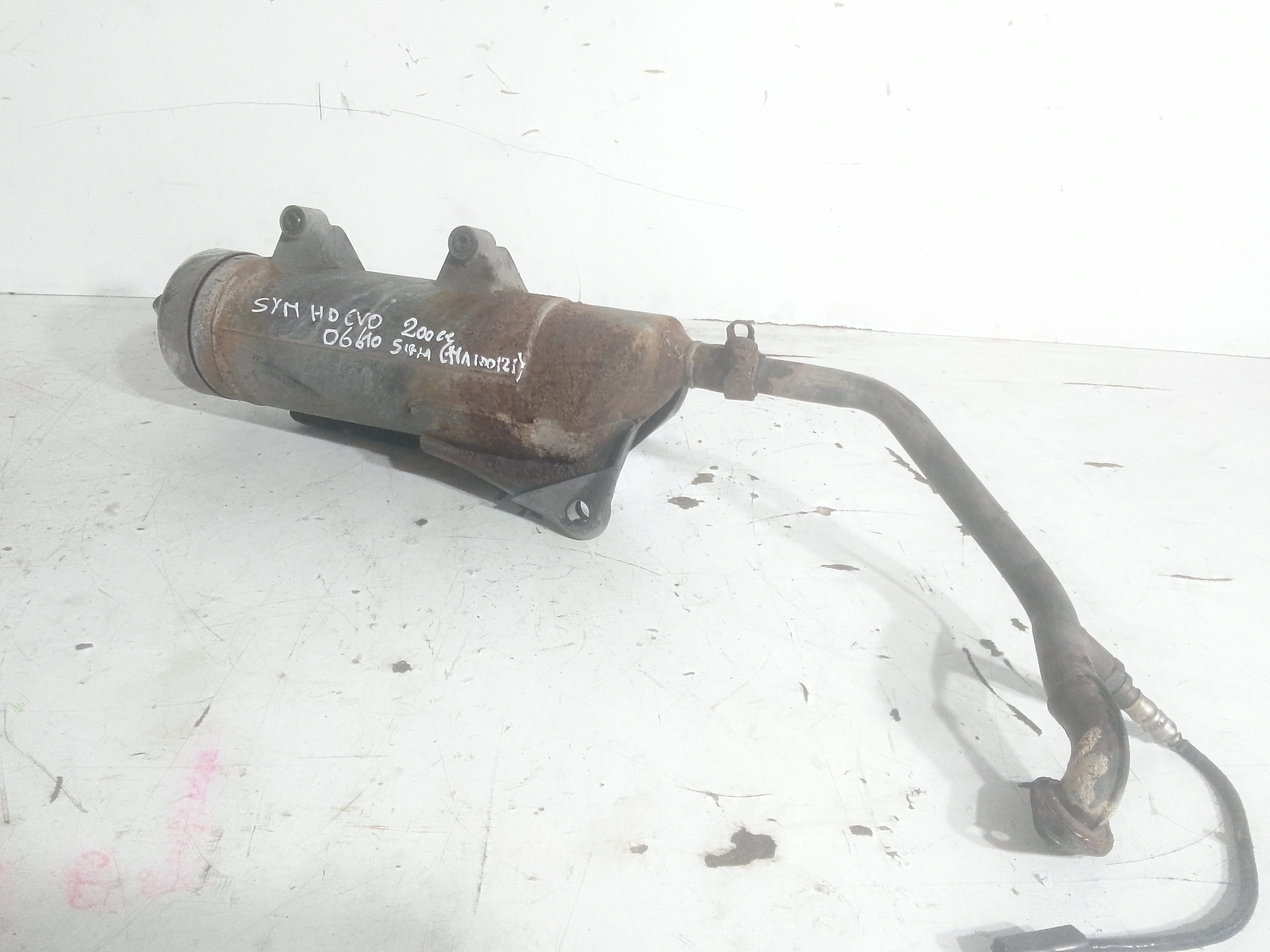 Marmitta completa di terminale scarico per Sym Hd 200cc. (06>10) (2006 - 2010)