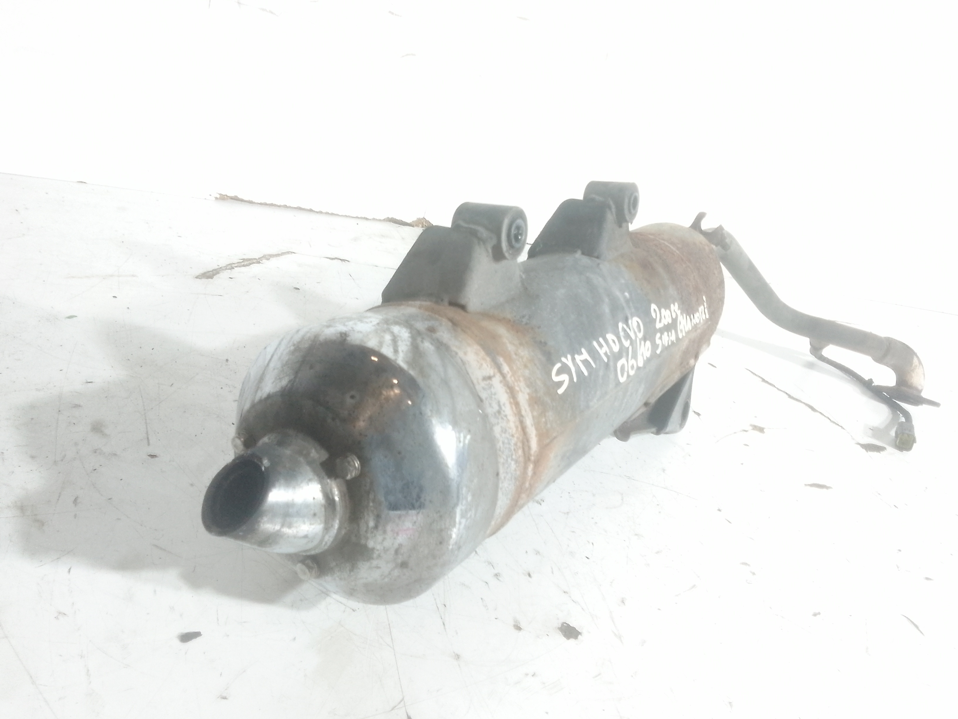 Marmitta completa di terminale scarico per Sym Hd 200cc. (06>10) (2006 - 2010)