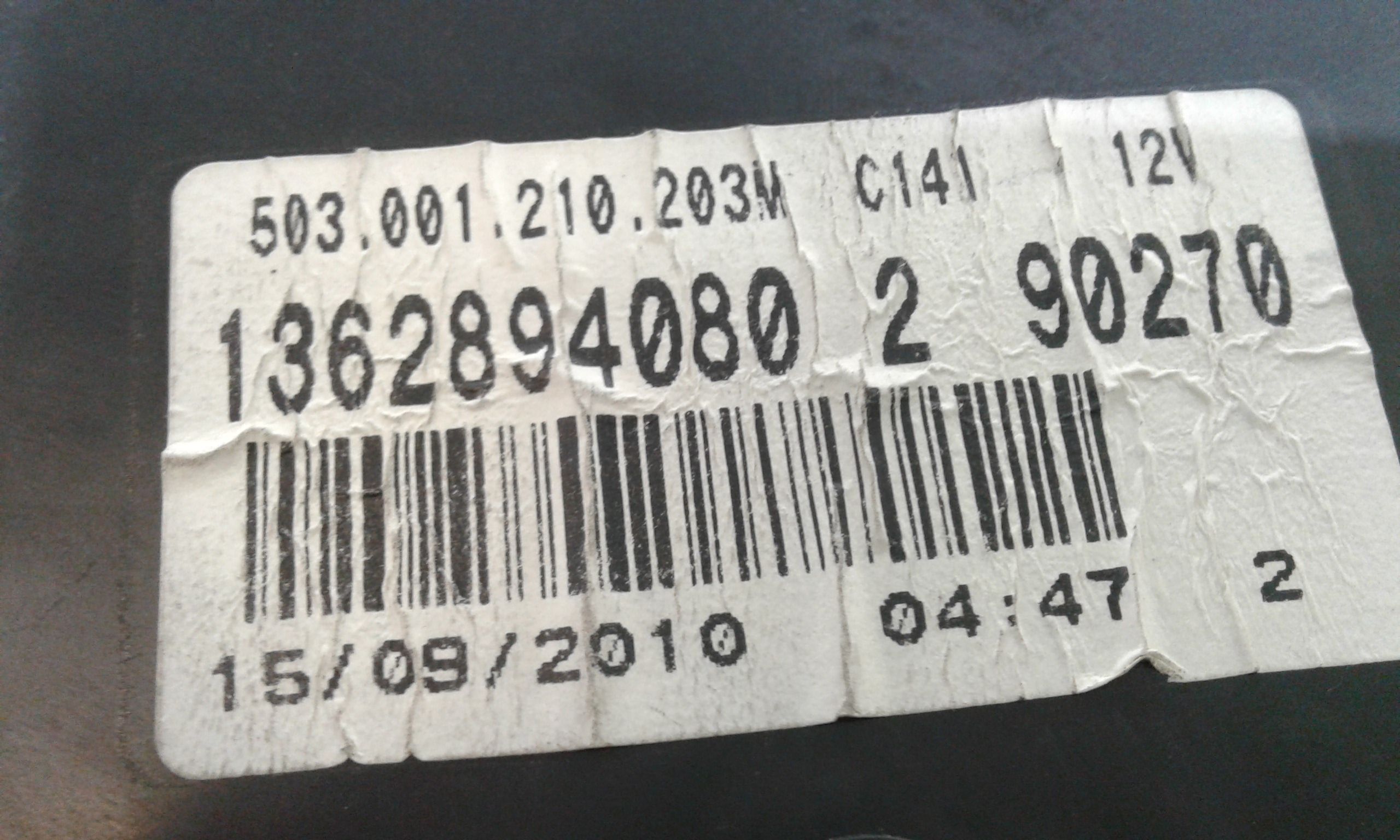 Quadro Strumenti PEUGEOT Boxer 3 Serie