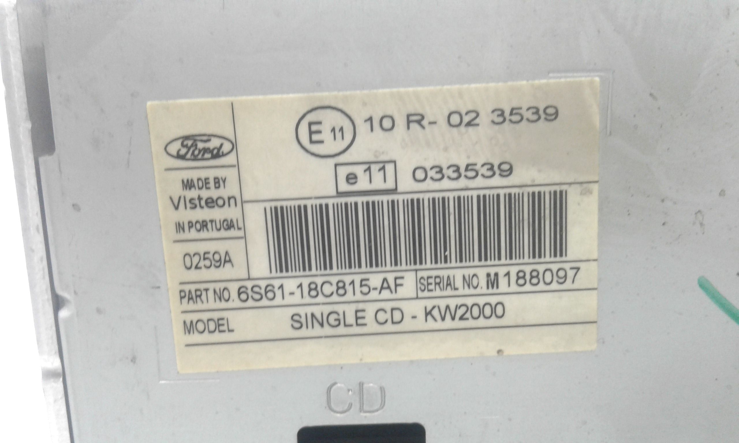 Autoradio FORD C - Max Serie (03>07)