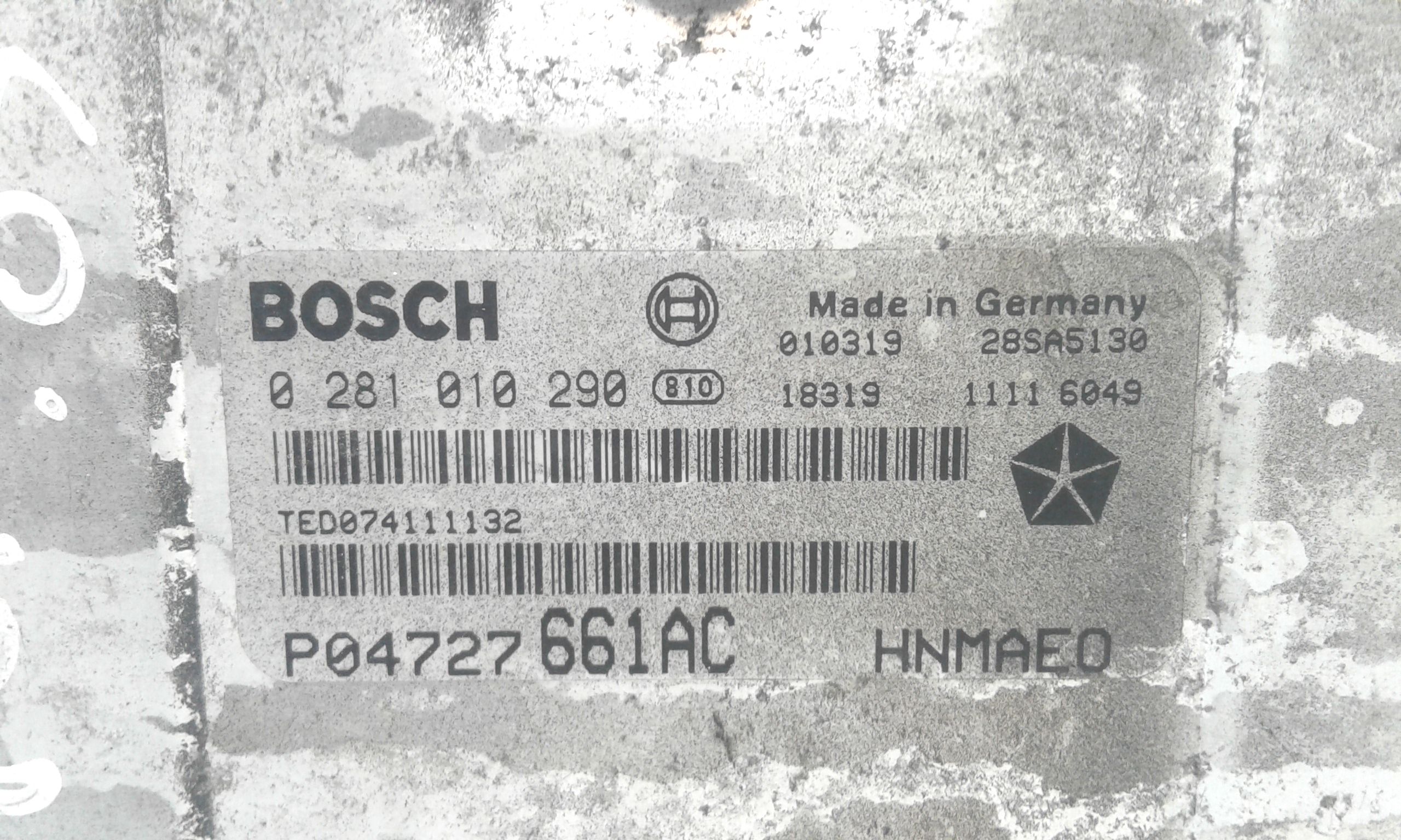 Centralina motore CHRYSLER Voyager 3 Serie
