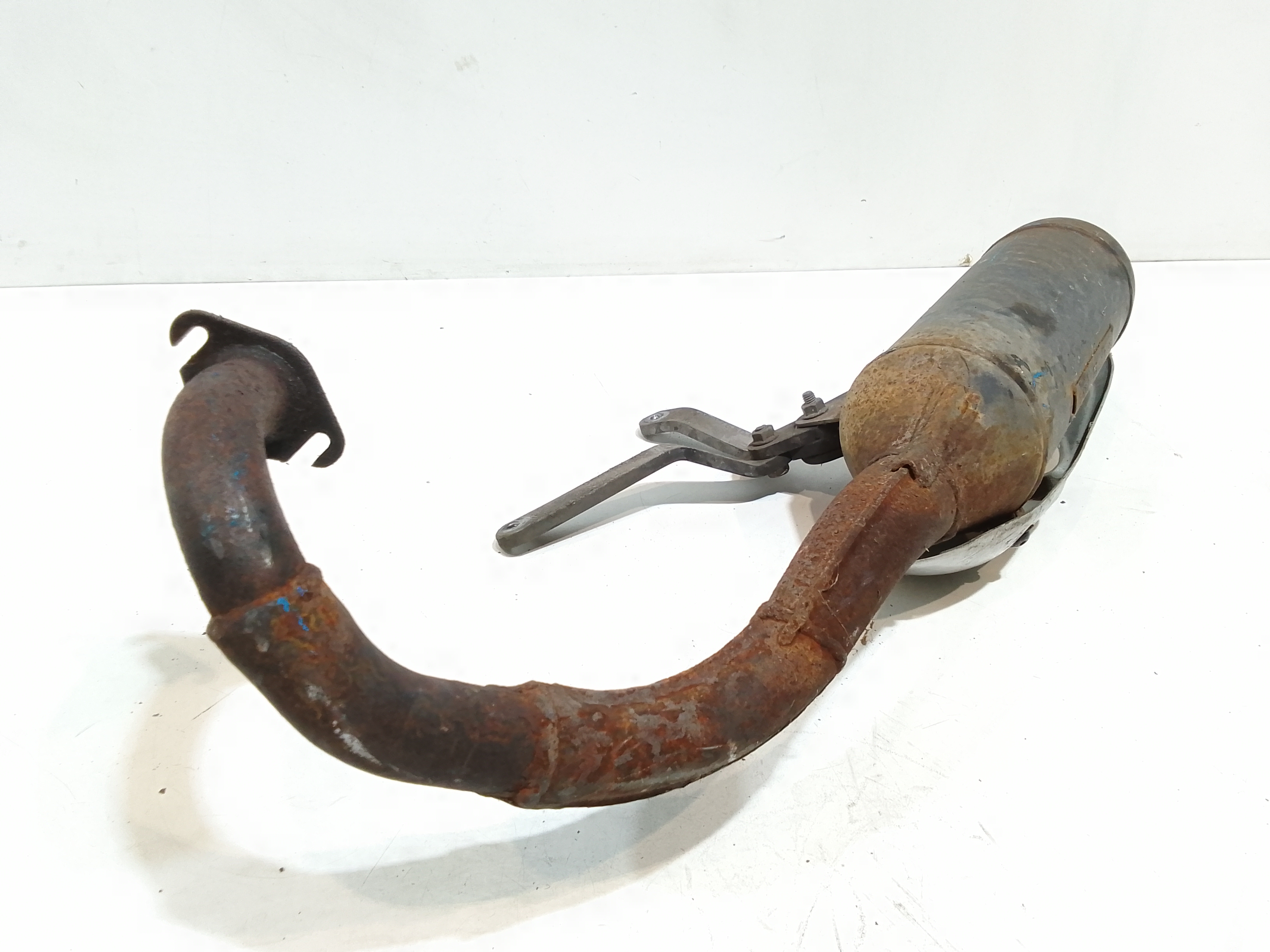 Marmitta completa di terminale scarico per Kymco People 50cc 2t (99>05) (1999 - 2005)