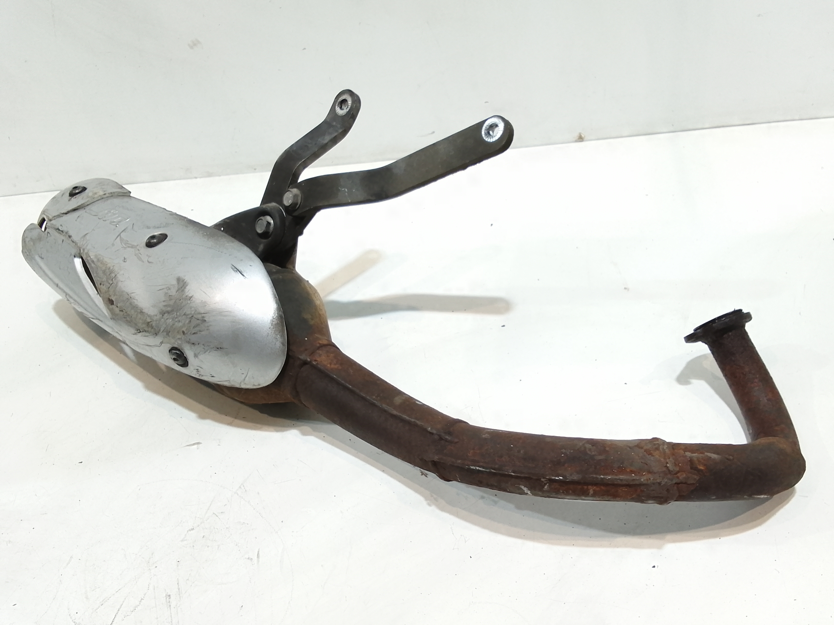 Marmitta completa di terminale scarico per Kymco People 50cc 2t (99>05) (1999 - 2005)