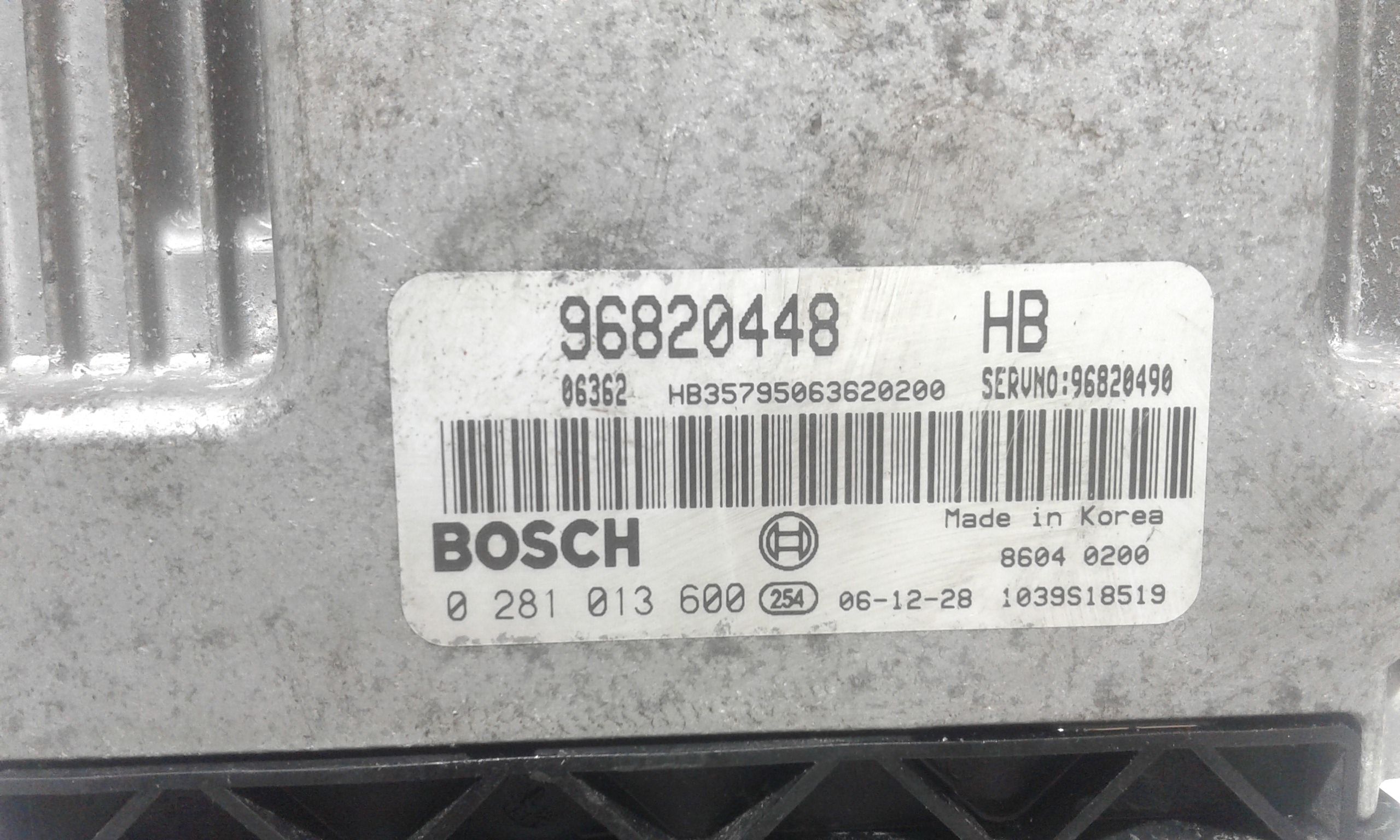 Centralina motore CHEVROLET Nubira S. Wagon 2 Serie