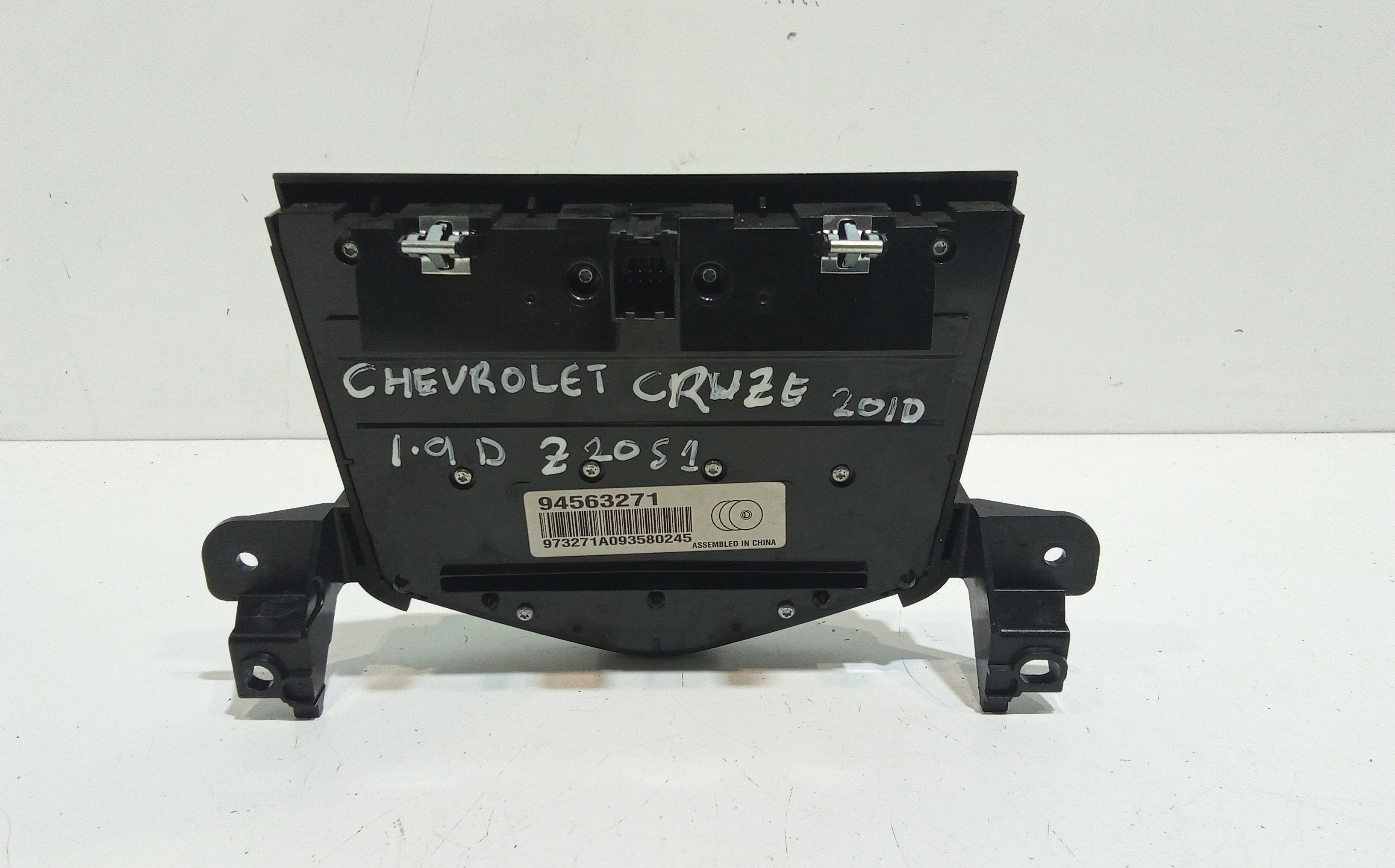 Pannello comandi autoradio per Chevrolet Cruze Berlina (2009 - In produzione)