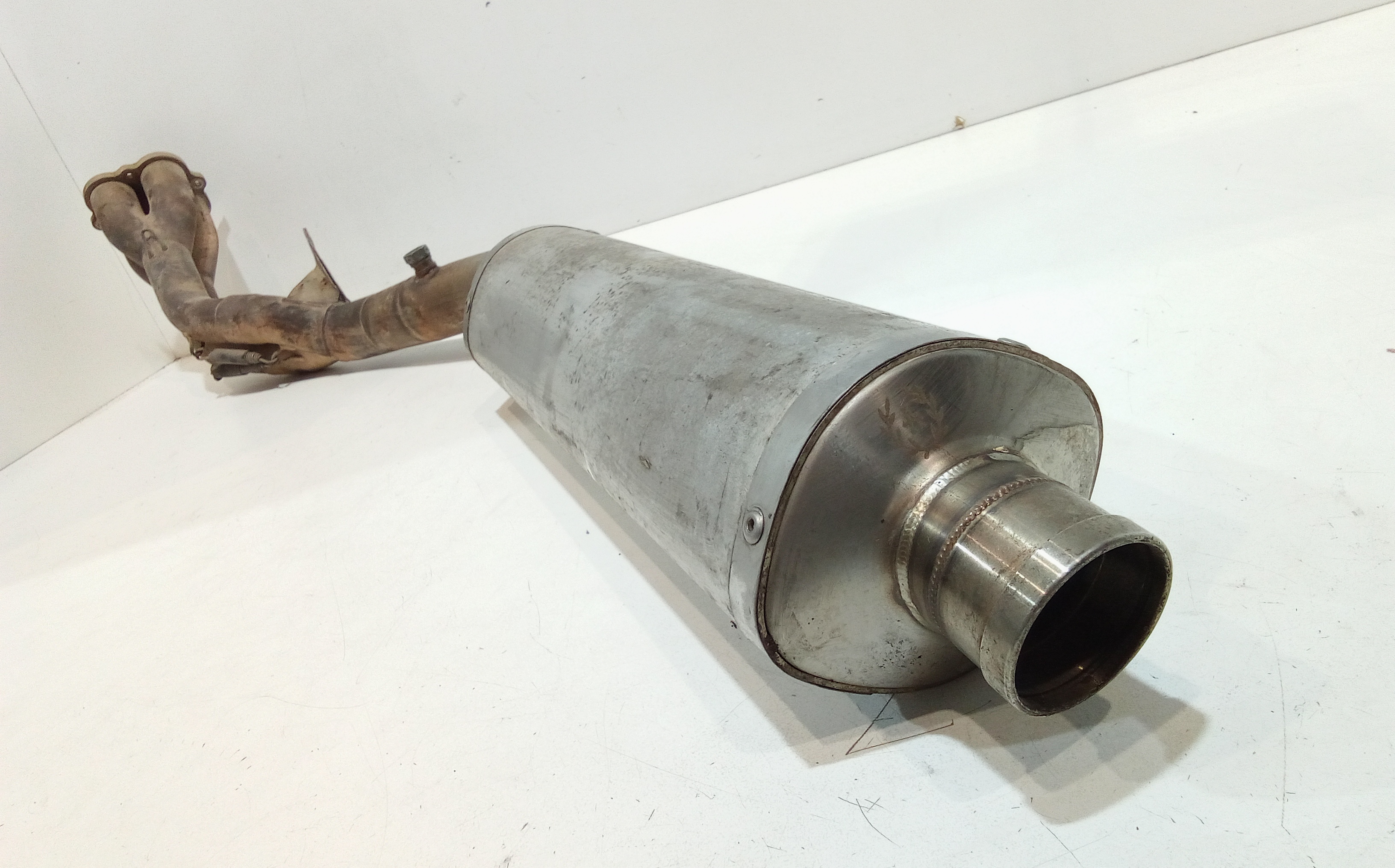 Marmitta completa di terminale scarico per Honda CBR 900 RR Fireblade (2000 - 2001)