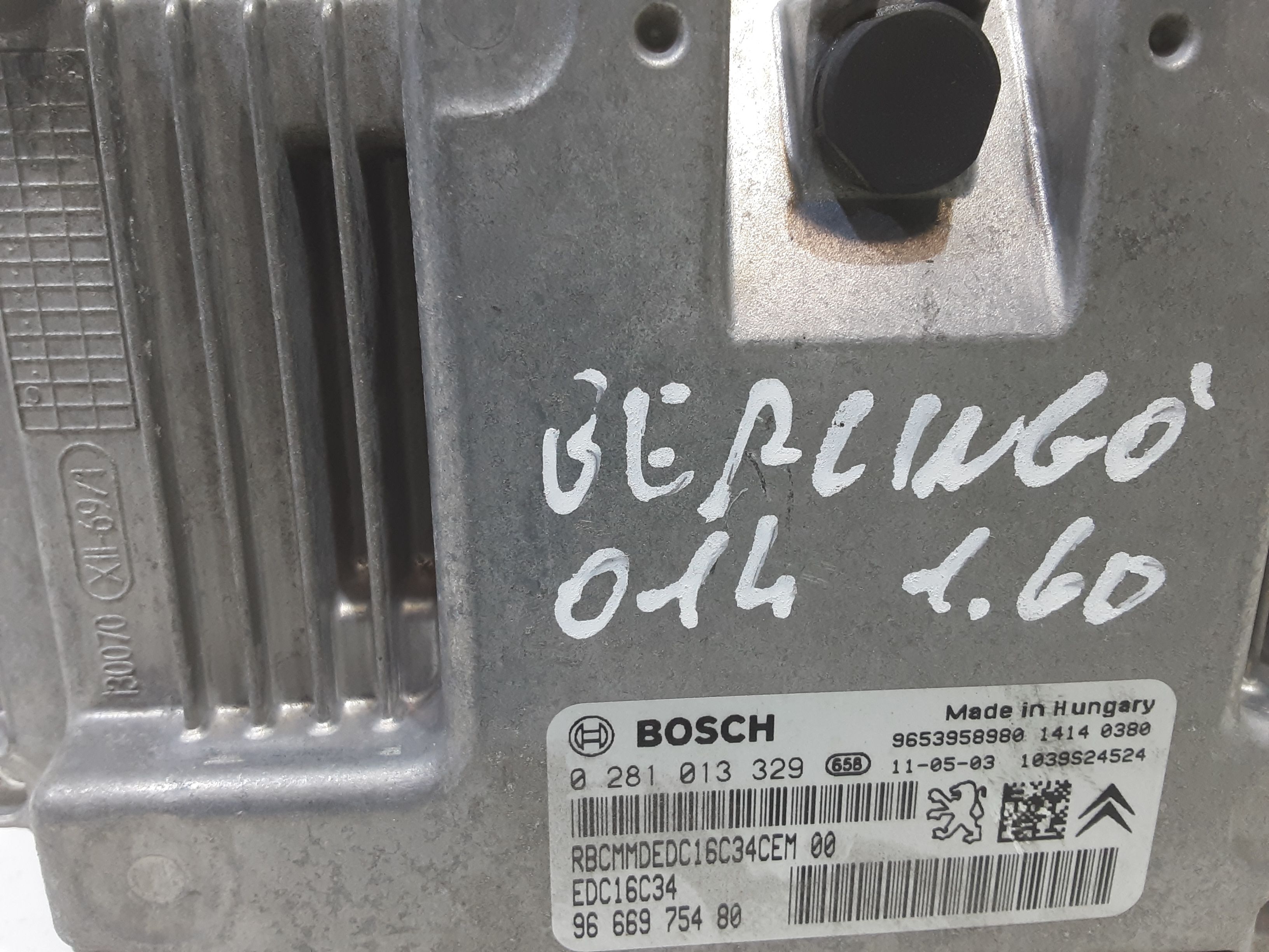 Centralina motore PEUGEOT Partner 3 Serie