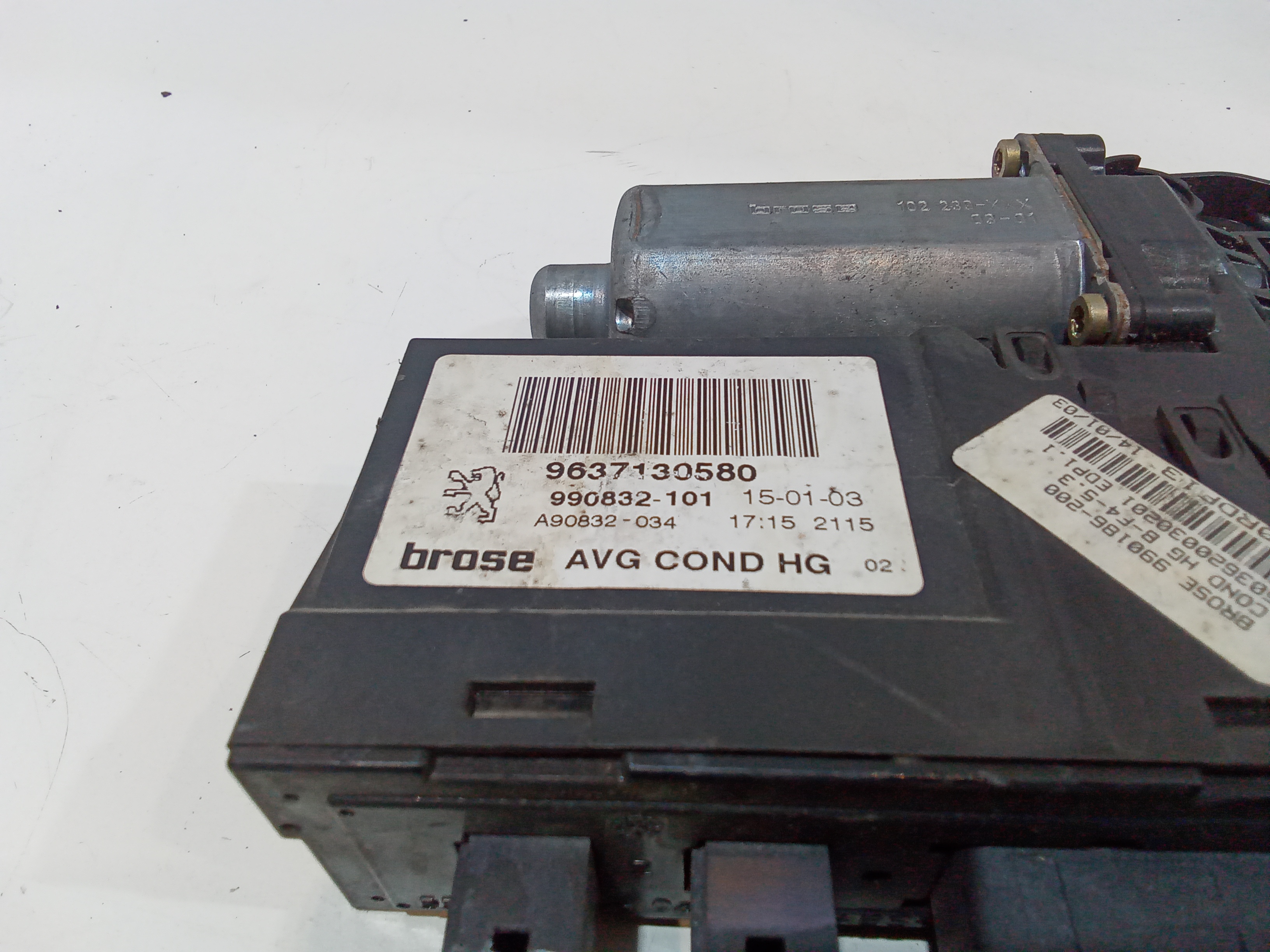 Motorino Alzavetro anteriore Sinistro per Peugeot 307 Berlina (2001 - 2005)