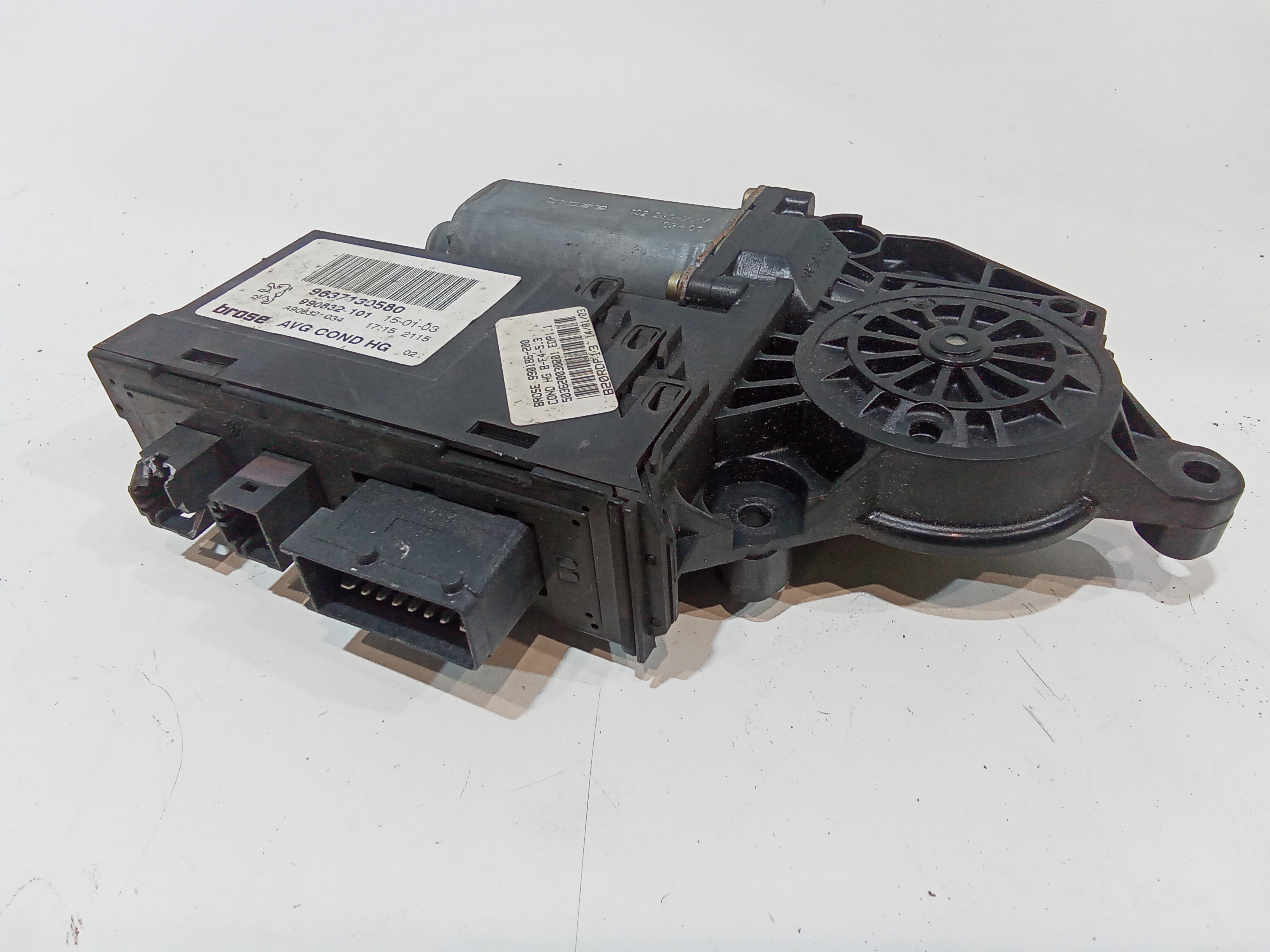 Motorino Alzavetro anteriore Sinistro per Peugeot 307 Berlina (2001 - 2005)