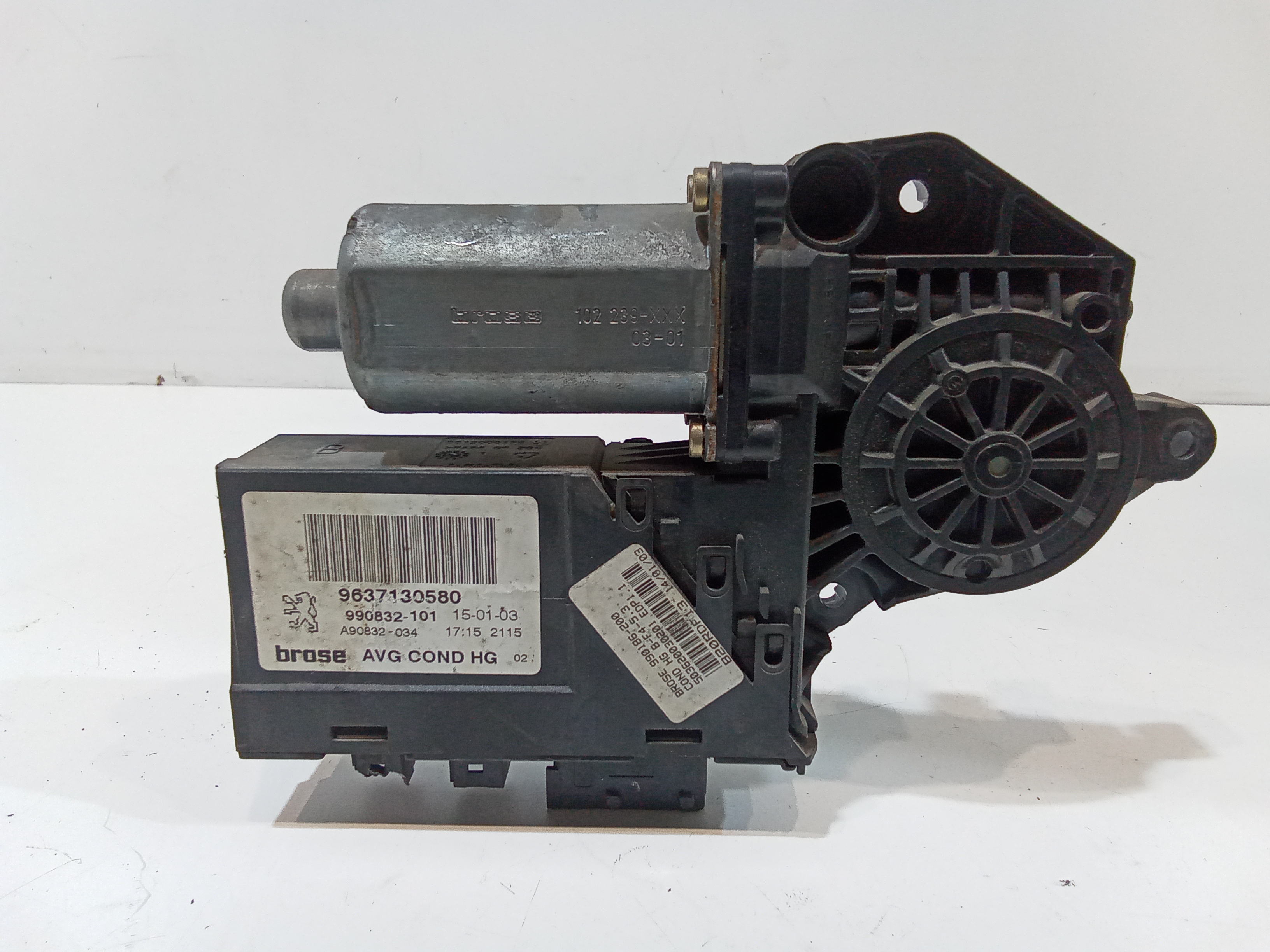 Motorino Alzavetro anteriore Sinistro per Peugeot 307 Berlina (2001 - 2005)