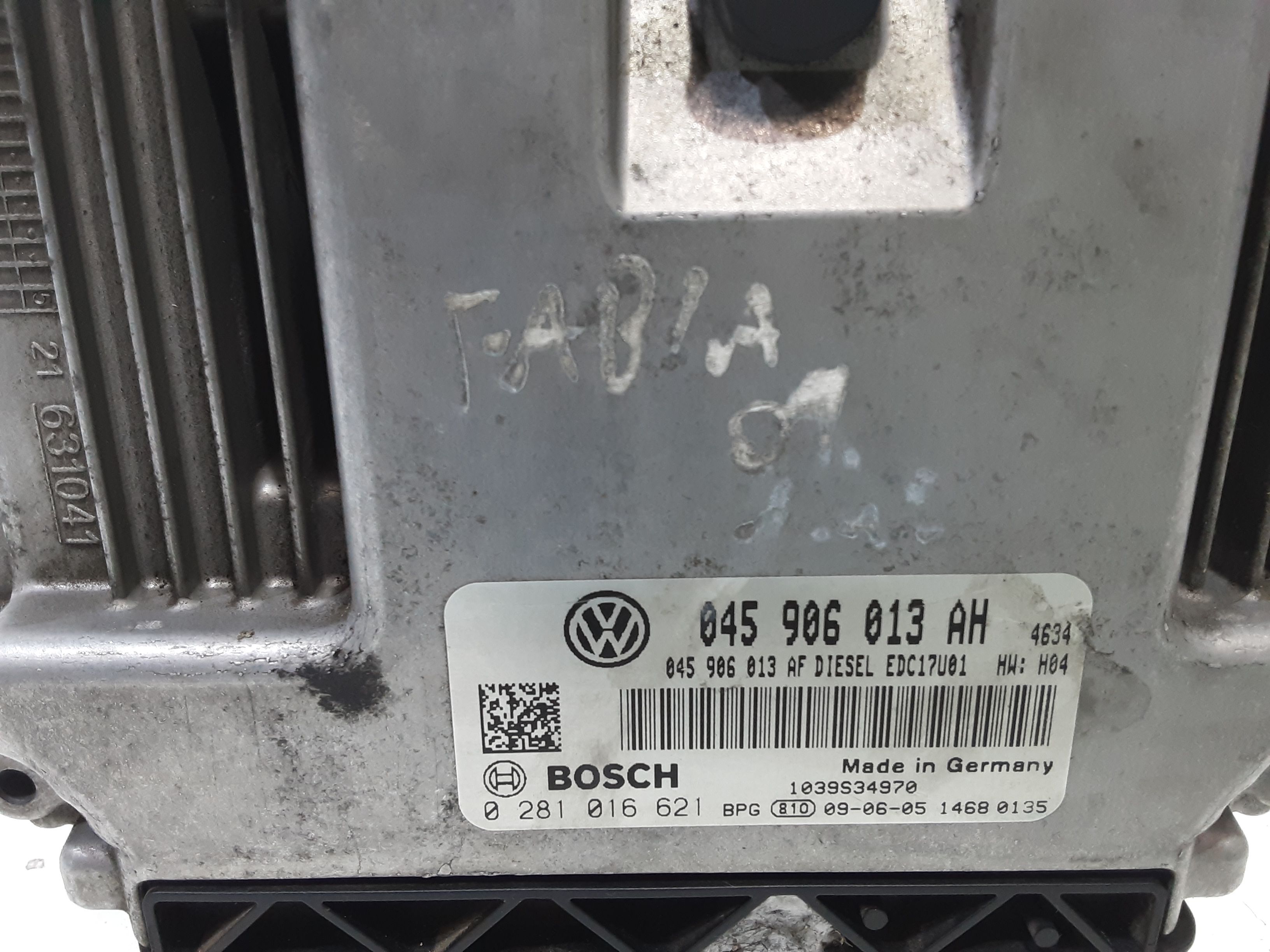 Centralina motore SKODA Fabia Berlina 2 Serie