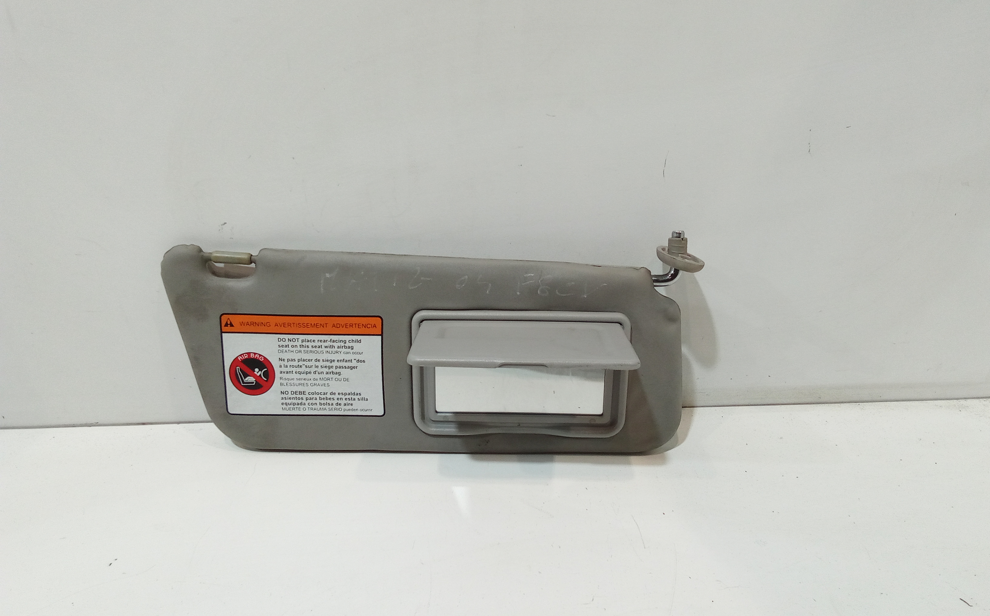 Parasole aletta Lato Passeggero per Chevrolet Matiz 3 Serie (2005 - 2007)
