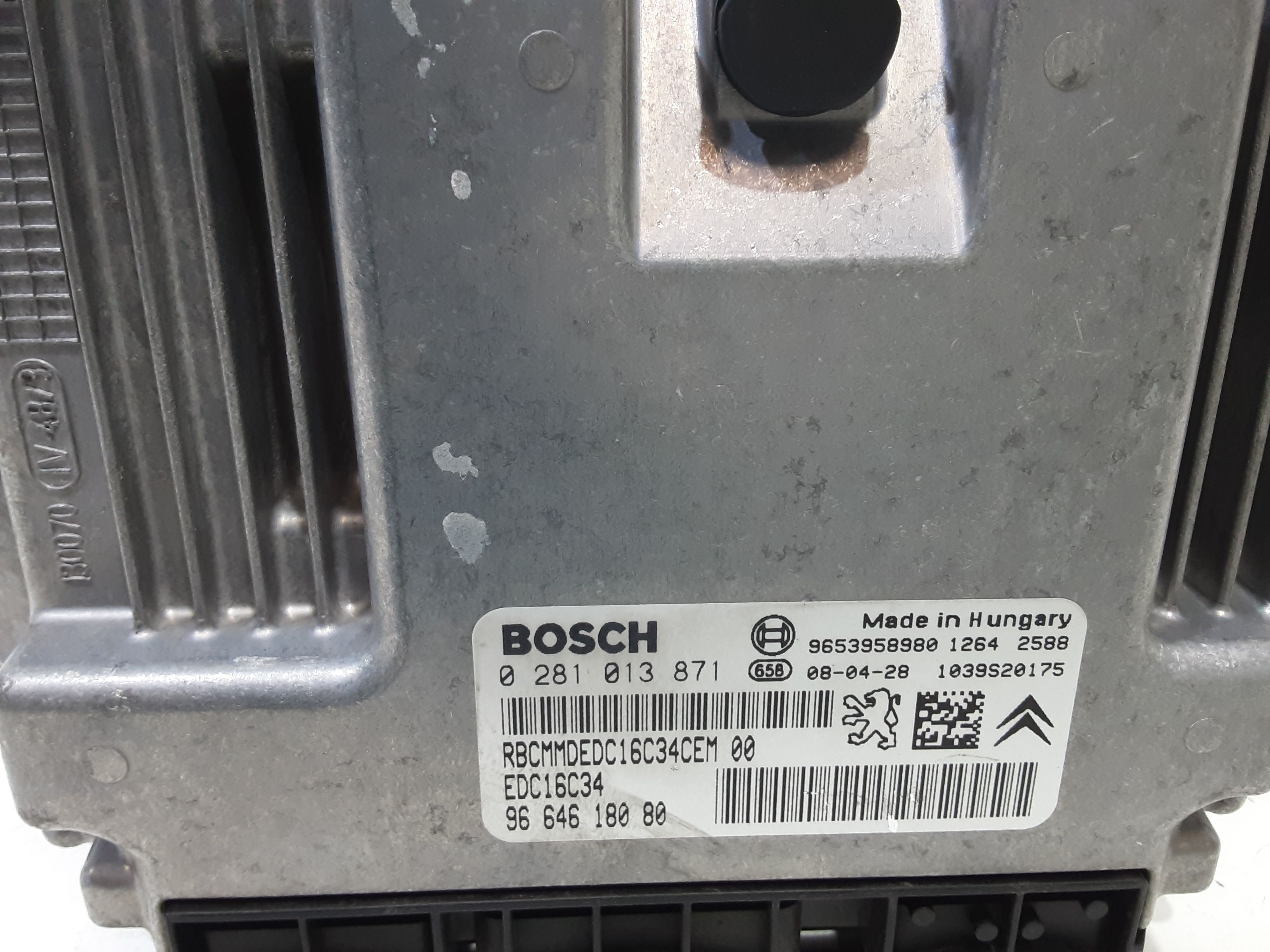 Centralina motore CITROEN Berlingo 3 Serie