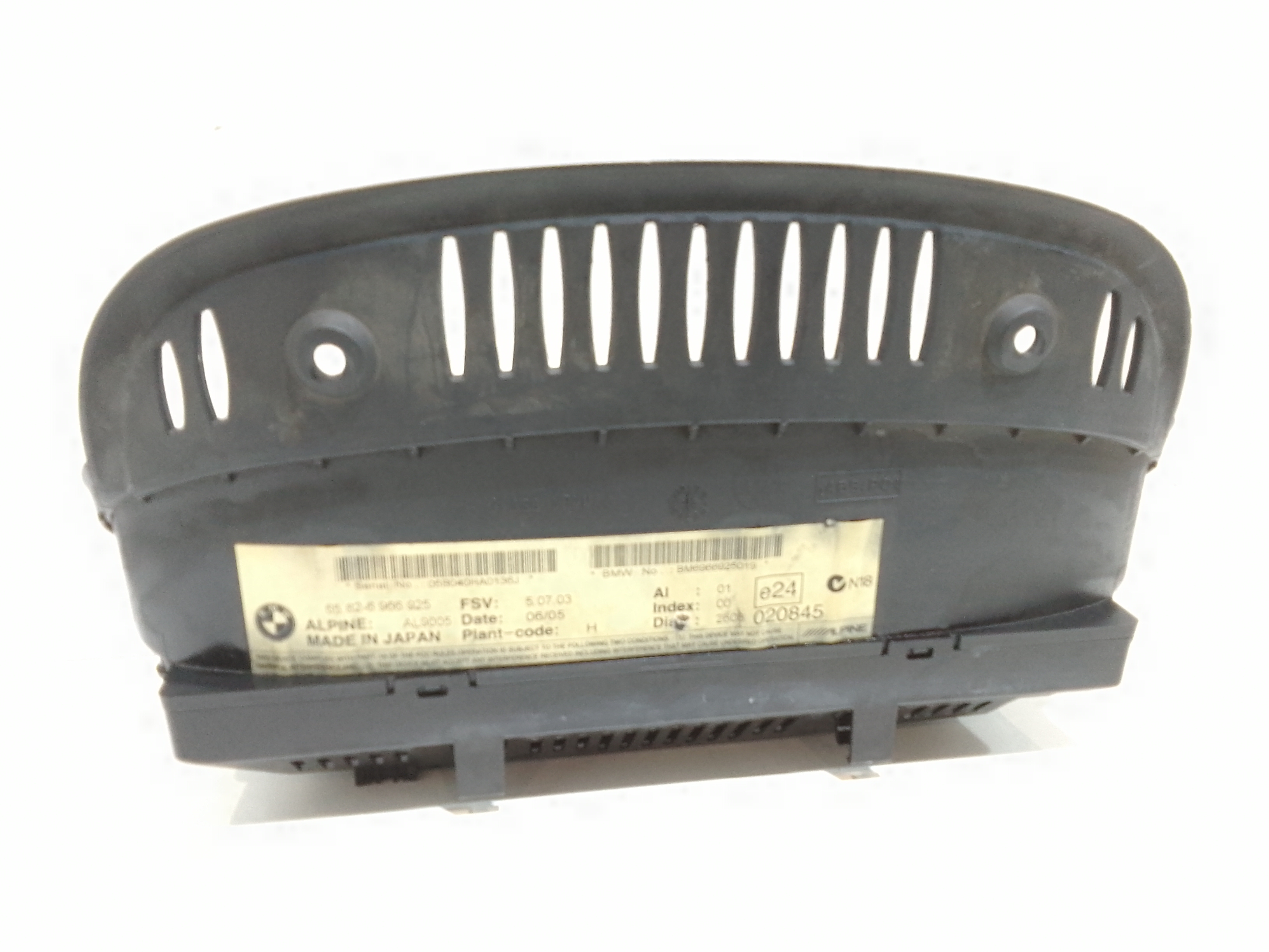 Schermo display navigatore  solo schermo  per Bmw Serie 3 E90 Berlina (2005 - 2008)