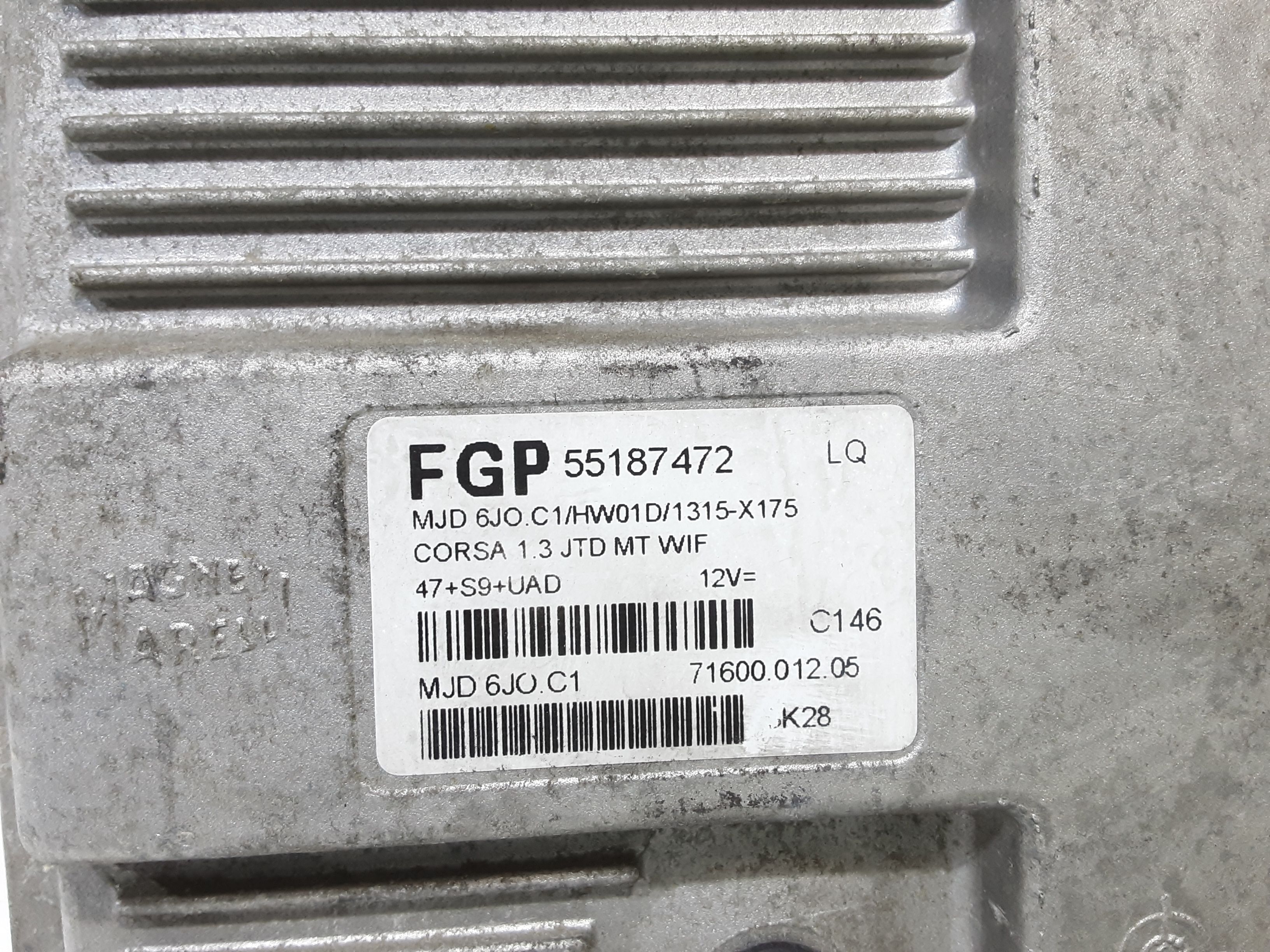 Centralina motore LANCIA Ypsilon 1 Serie