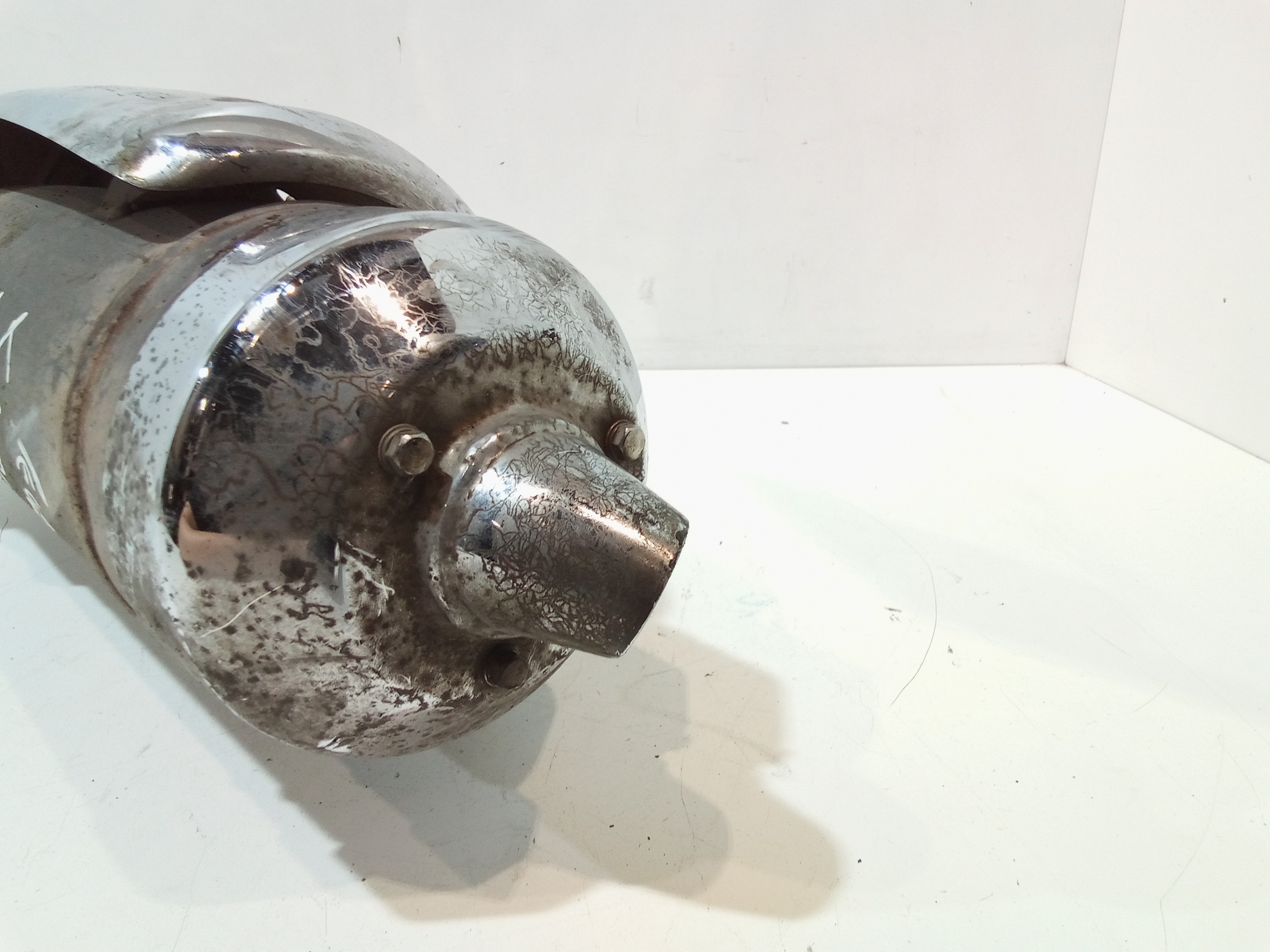 Marmitta completa di terminale scarico per Peugeot Lxr 200cc (09>14) (2009 - 2014)