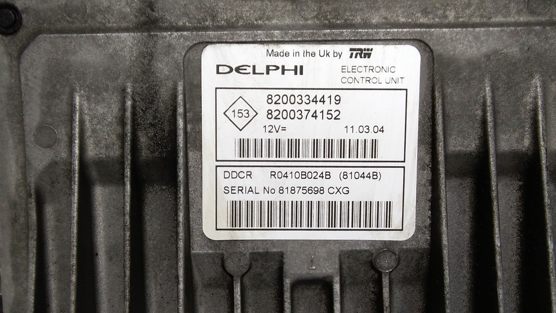 Centralina motore RENAULT Megane ll Serie (02>06)