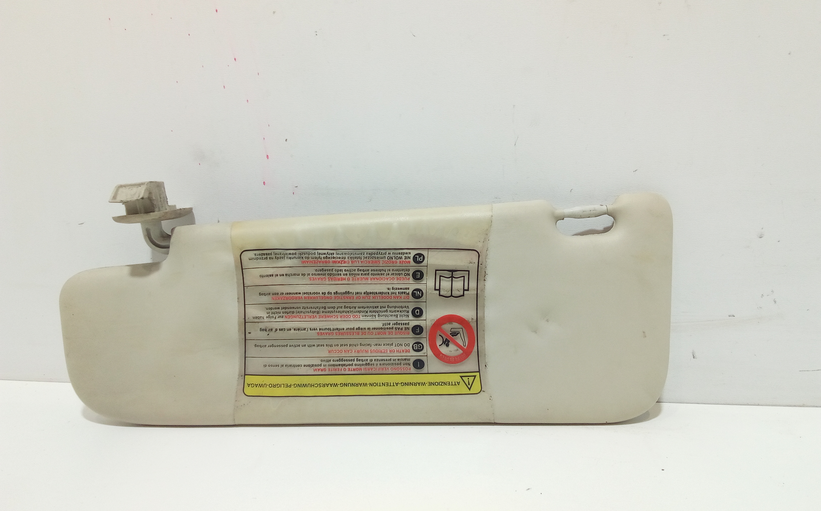 Parasole aletta Lato Passeggero per Fiat 500 Serie (07>14) (2007 - 2014)