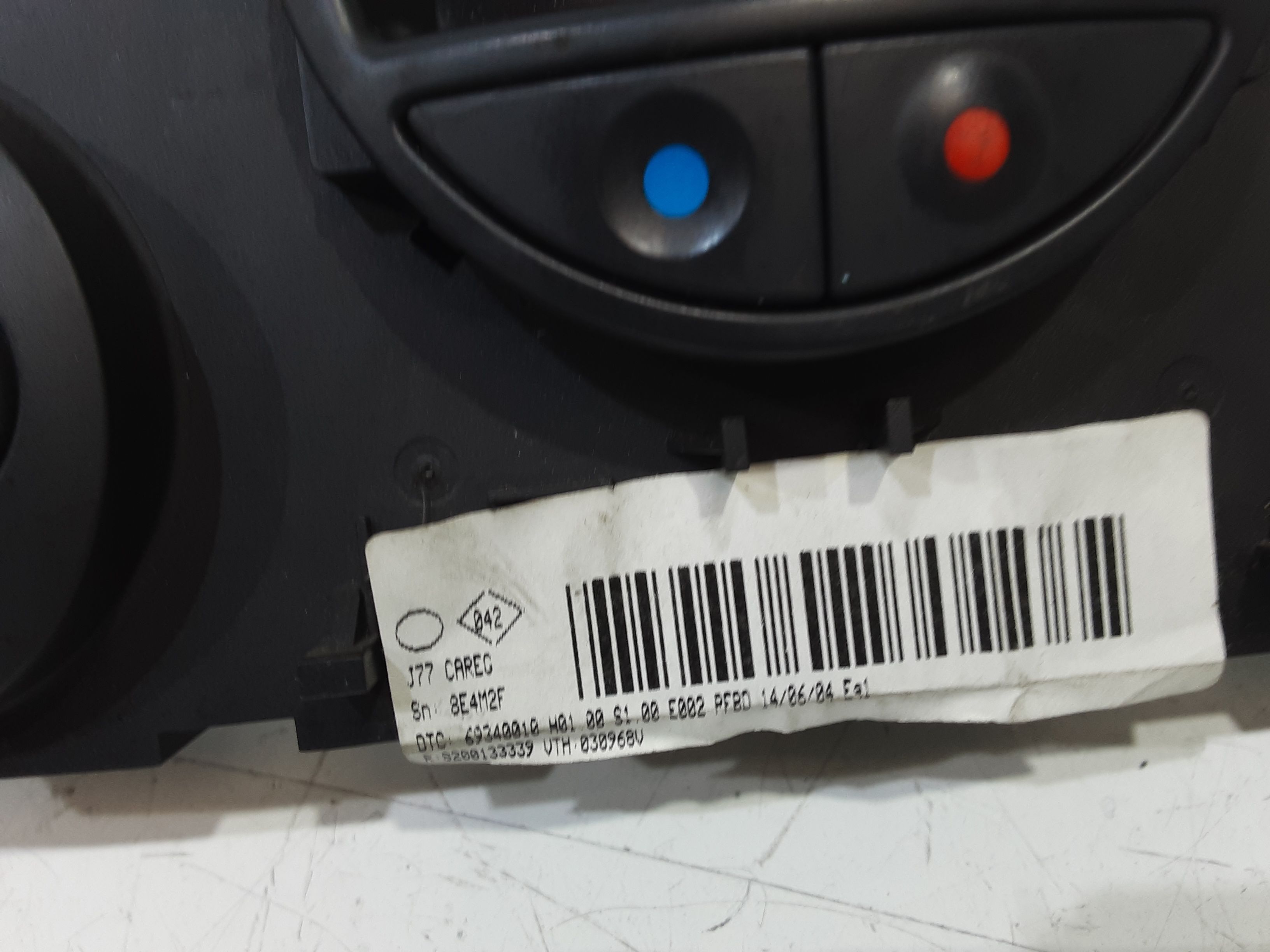 Comandi Clima RENAULT Modus 1 Serie