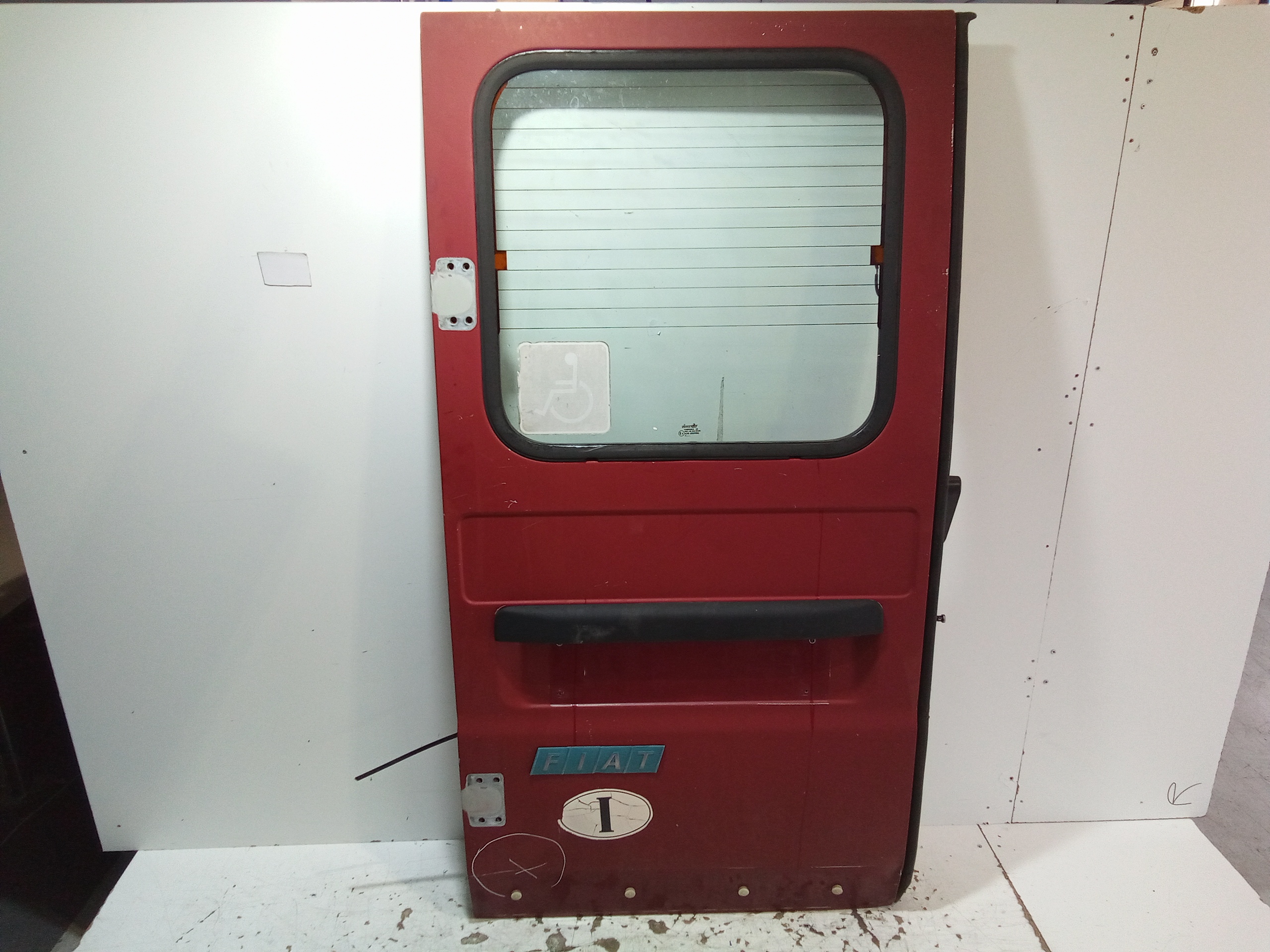 Porta carico posteriore a battente SX lato guida vetrata per Fiat Ducato 2 Serie (1990 - 1994)