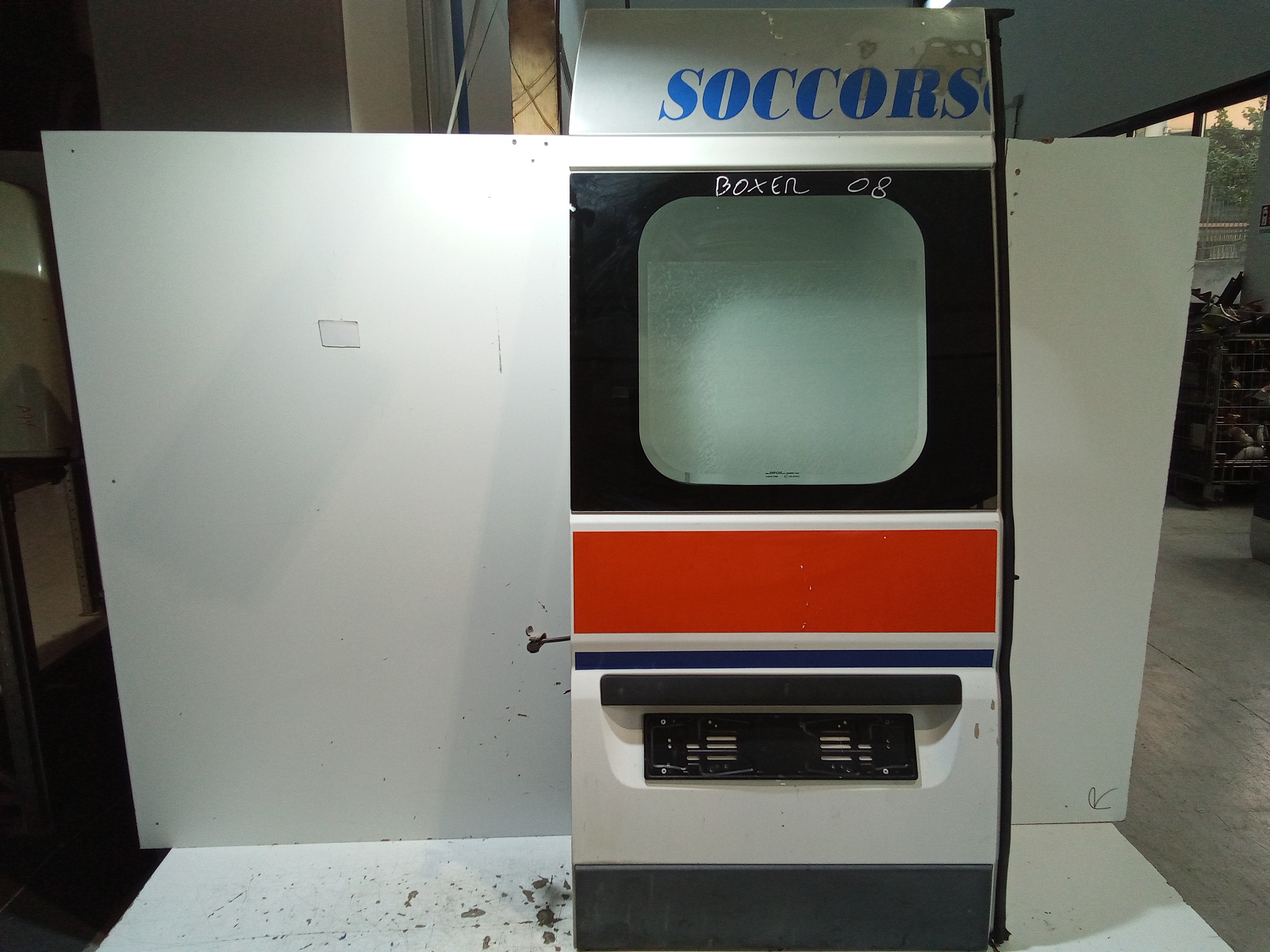 Porta carico posteriore a battente SX lato guida vetrata per Peugeot Boxer 3 Serie (2006 - 2011)