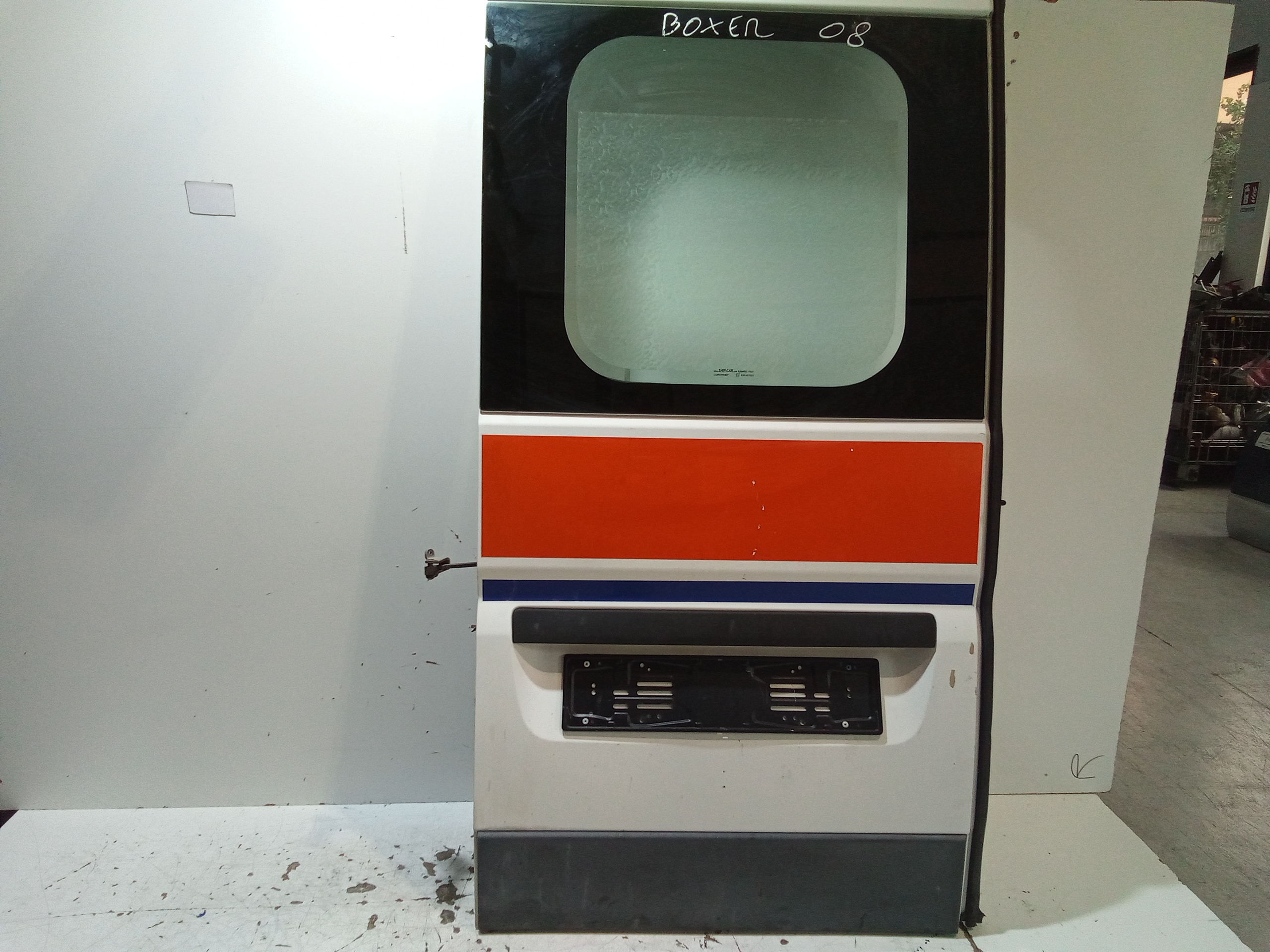 Porta carico posteriore a battente SX lato guida vetrata per Peugeot Boxer 3 Serie (2006 - 2011)