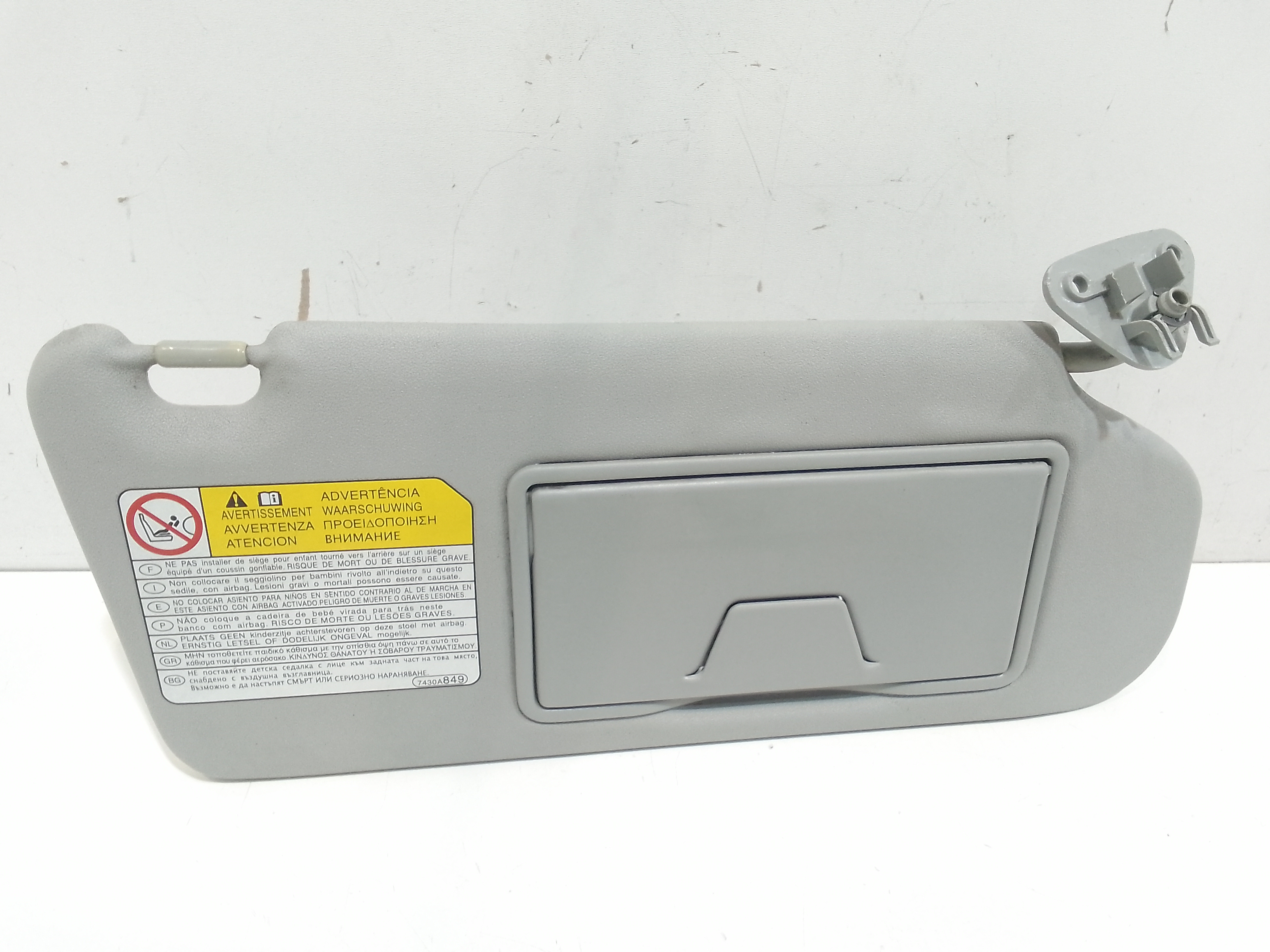 Parasole aletta Lato Passeggero per Mitsubishi Asx 1 Serie (2010 - In produzione)