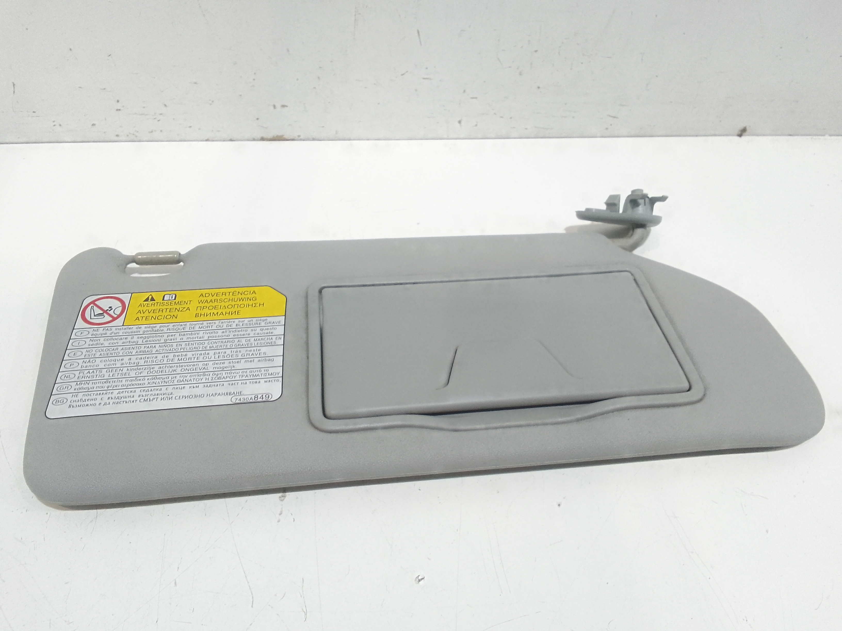 Parasole aletta Lato Passeggero per Mitsubishi Asx 1 Serie (2010 - In produzione)