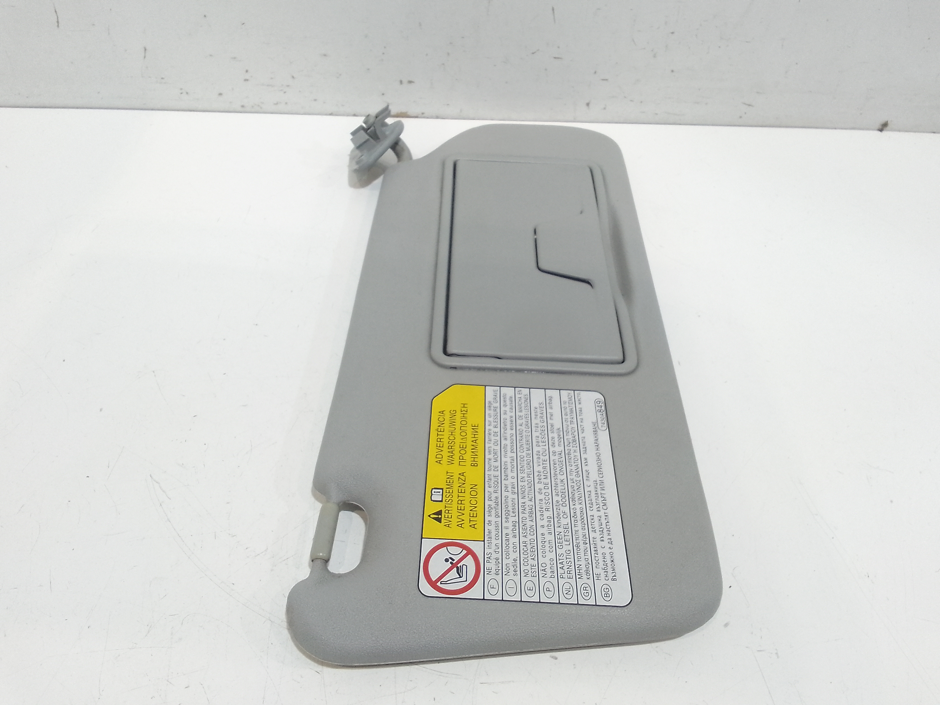 Parasole aletta Lato Passeggero per Mitsubishi Asx 1 Serie (2010 - In produzione)