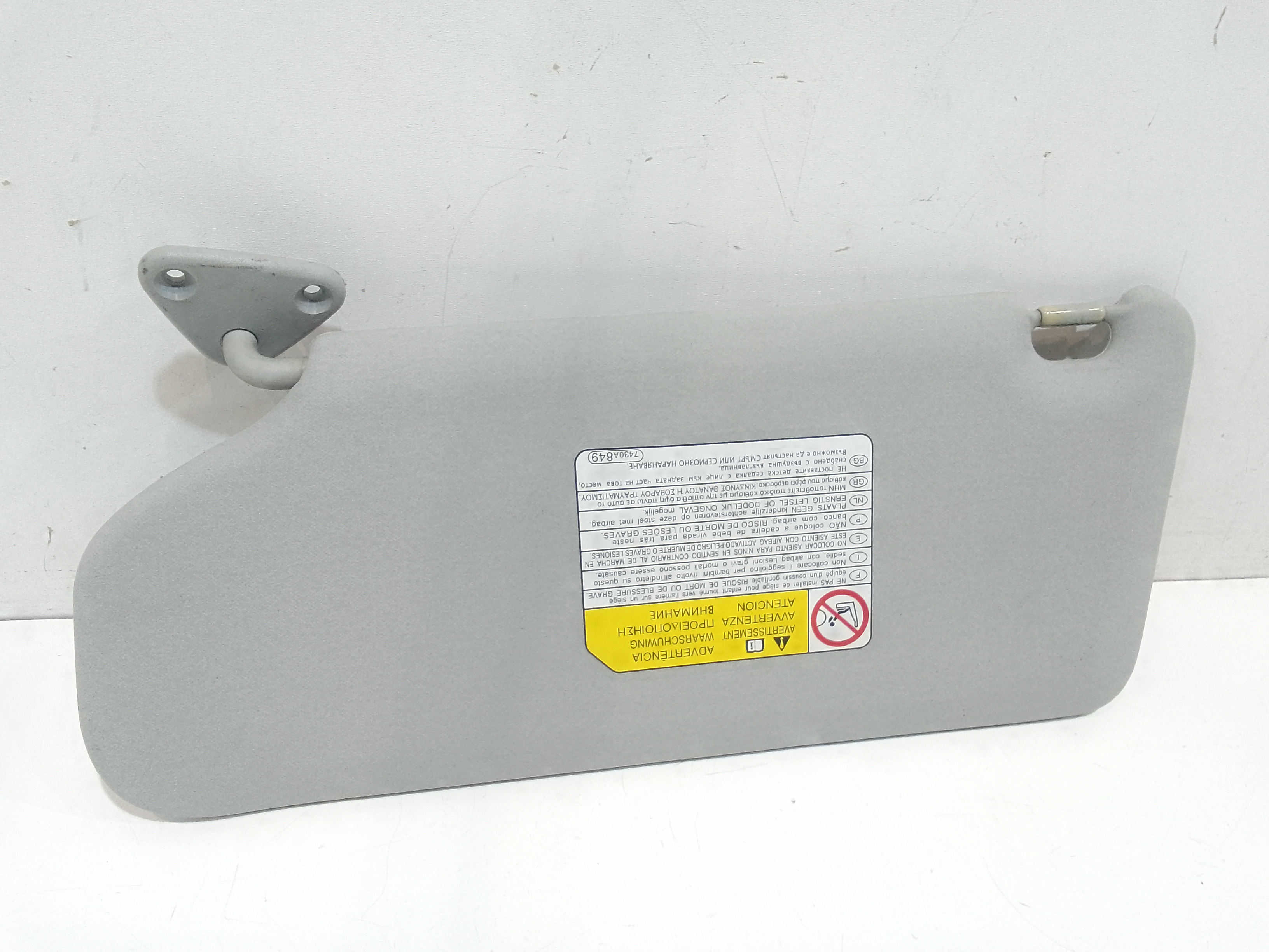 Parasole aletta Lato Passeggero per Mitsubishi Asx 1 Serie (2010 - In produzione)