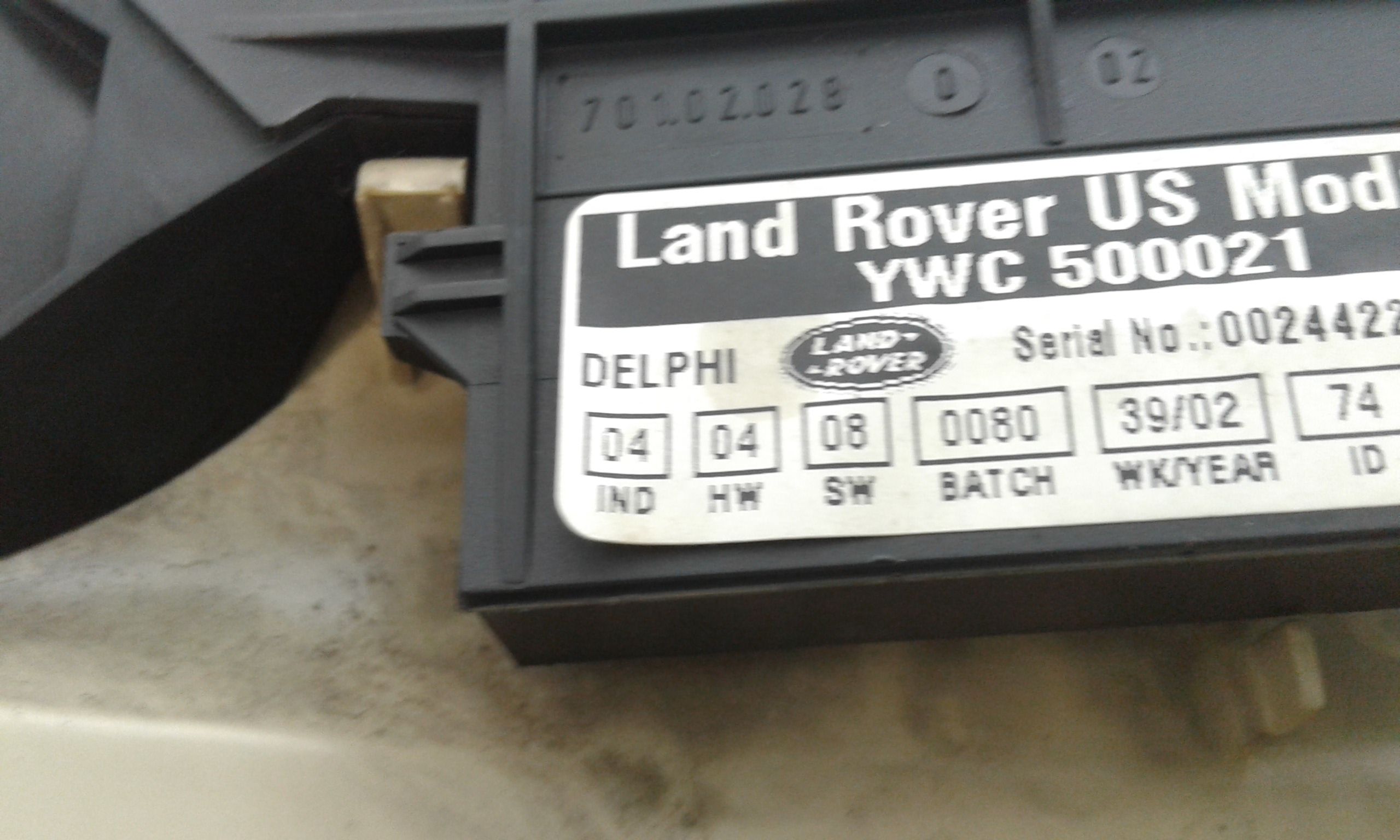 Plafoniera LAND ROVER Range Rover Serie LM AMC 014