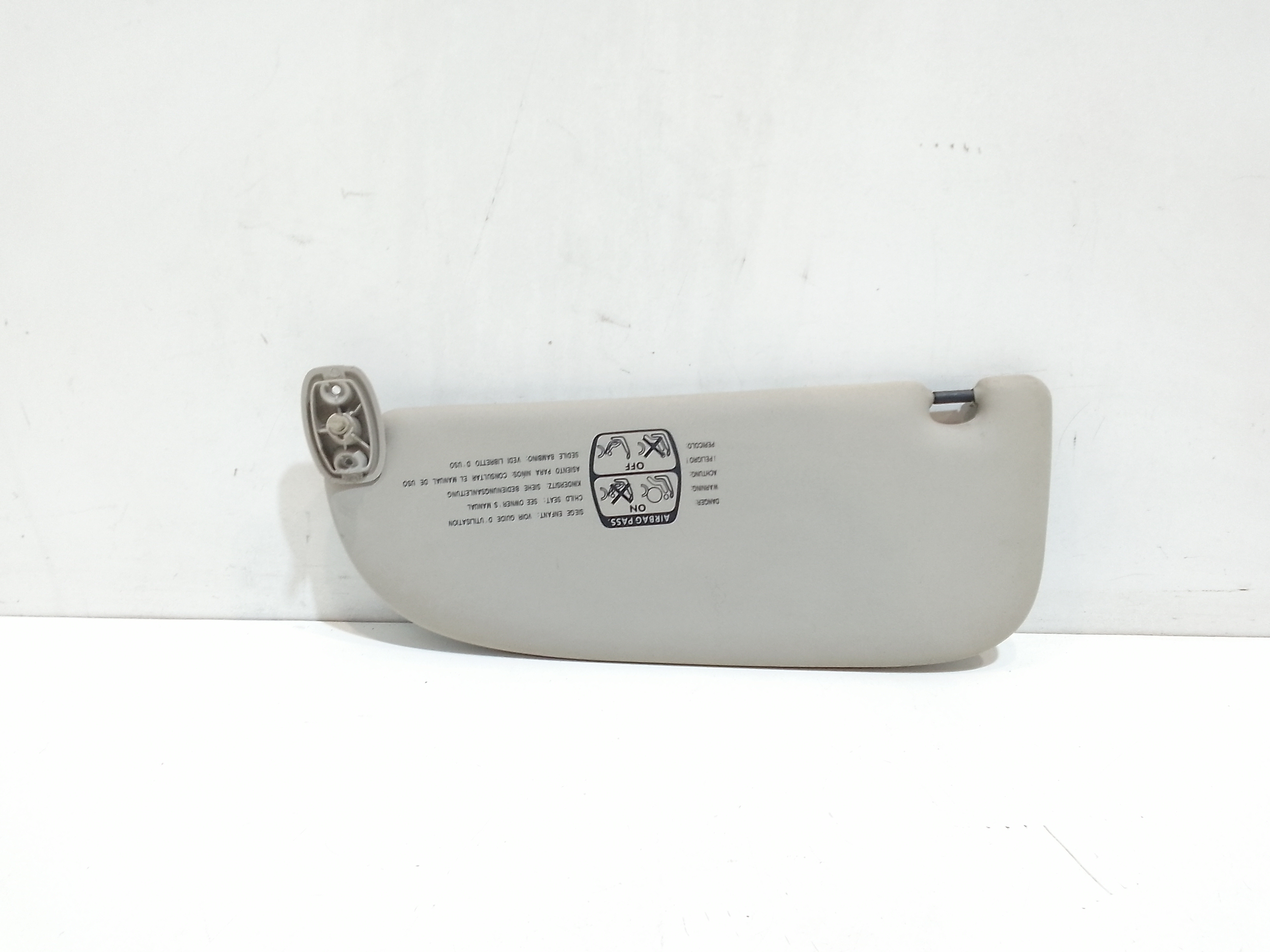 Parasole aletta Lato Passeggero per Opel Corsa C 3p 1 Serie (2000 - 2003)