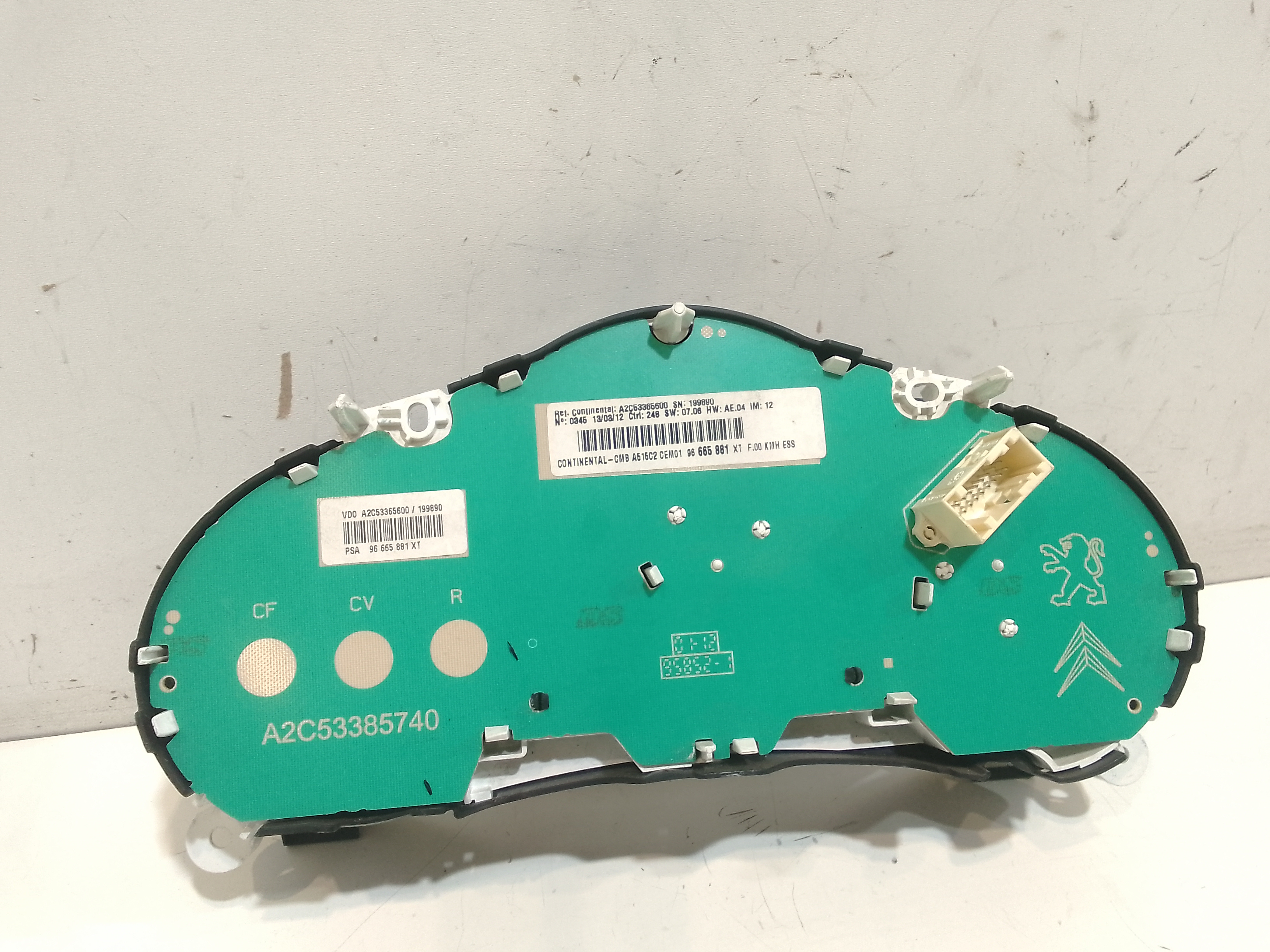 Quadro Strumenti per Citroen C3 Serie (2009 - 2015)