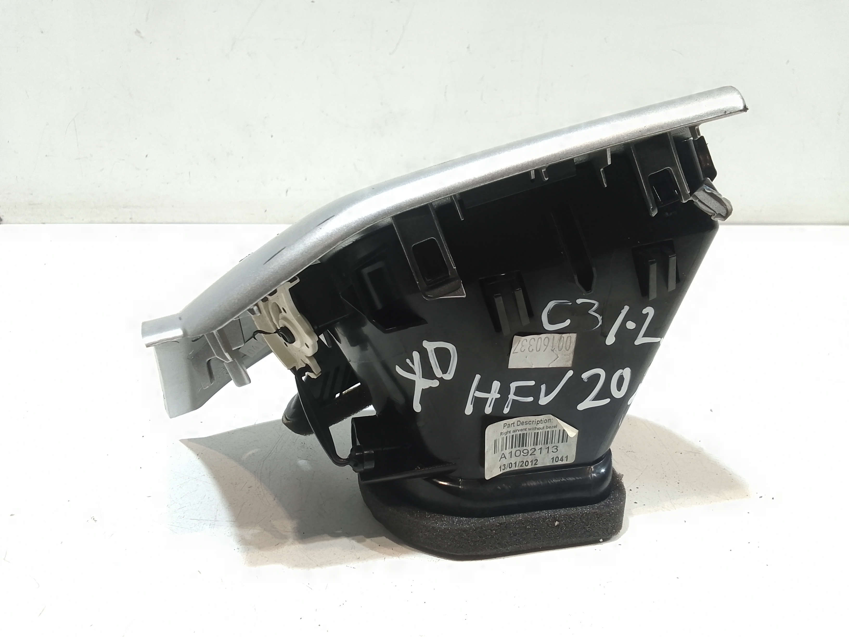 Bocchetta aria cruscotto lato passeggero per Citroen C3 Serie (2009 - 2015)