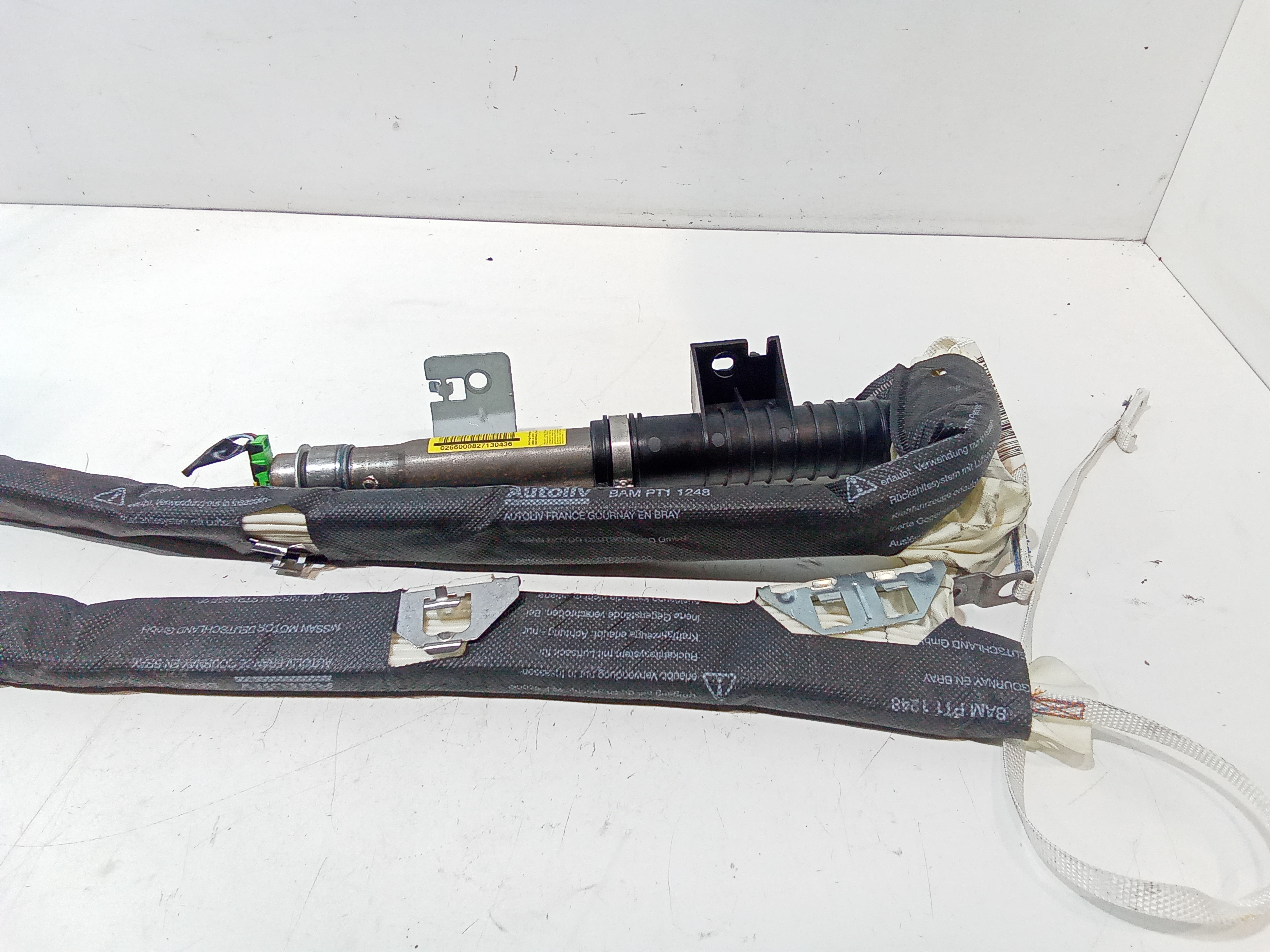 Airbag a tendina laterale passeggero per Nissan Qashqai 1 Serie (2006 - 2009)