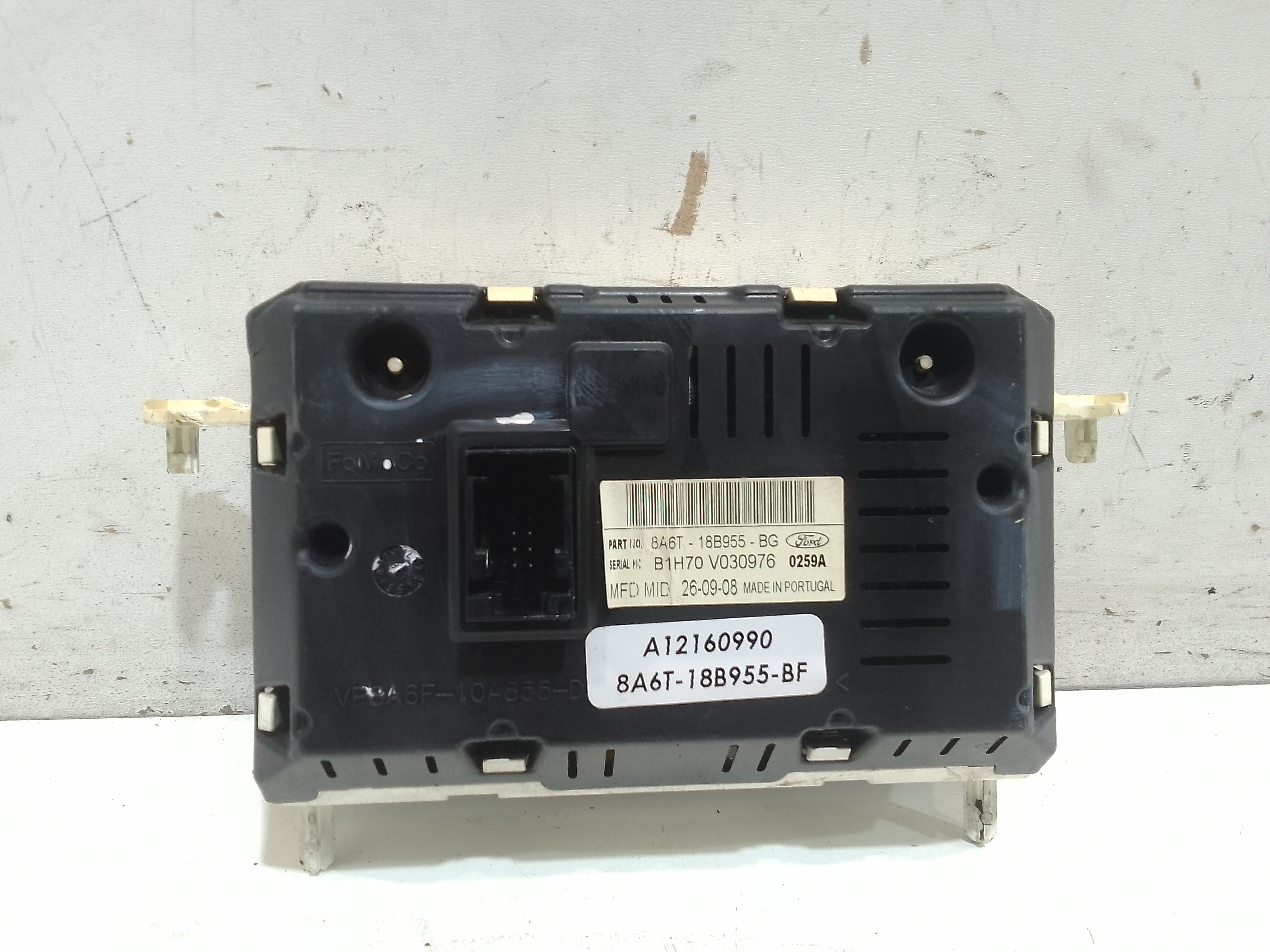 Display multifunzione computer di bordo per Ford Fiesta 6 Serie (2008 - 2017)