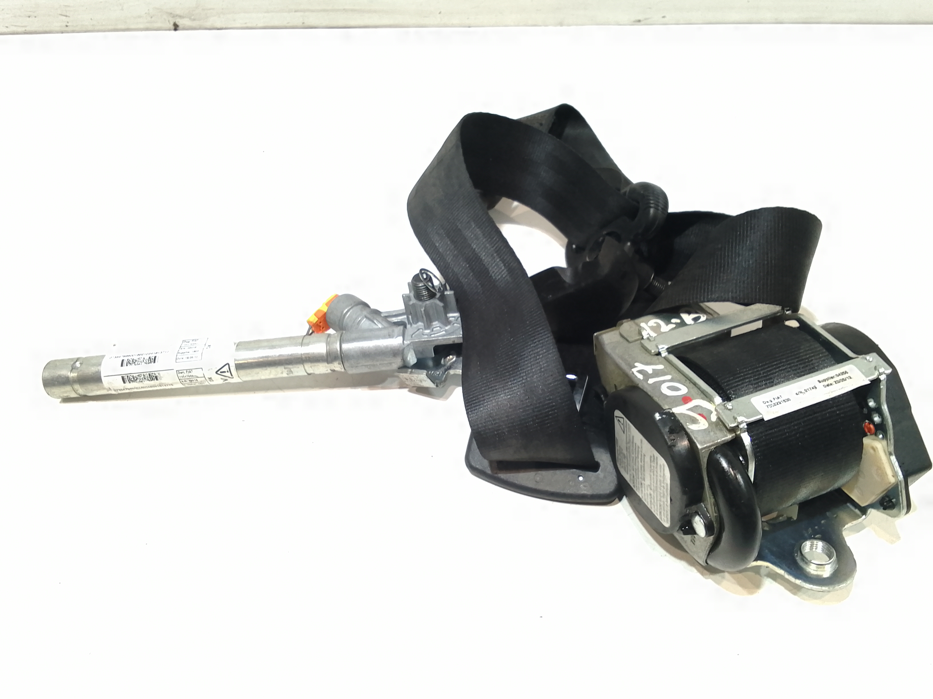 Cintura di Sicurezza anteriore Sinistra con pretensionatore per Lancia Ypsilon 4 Serie (2011 - In produzione)