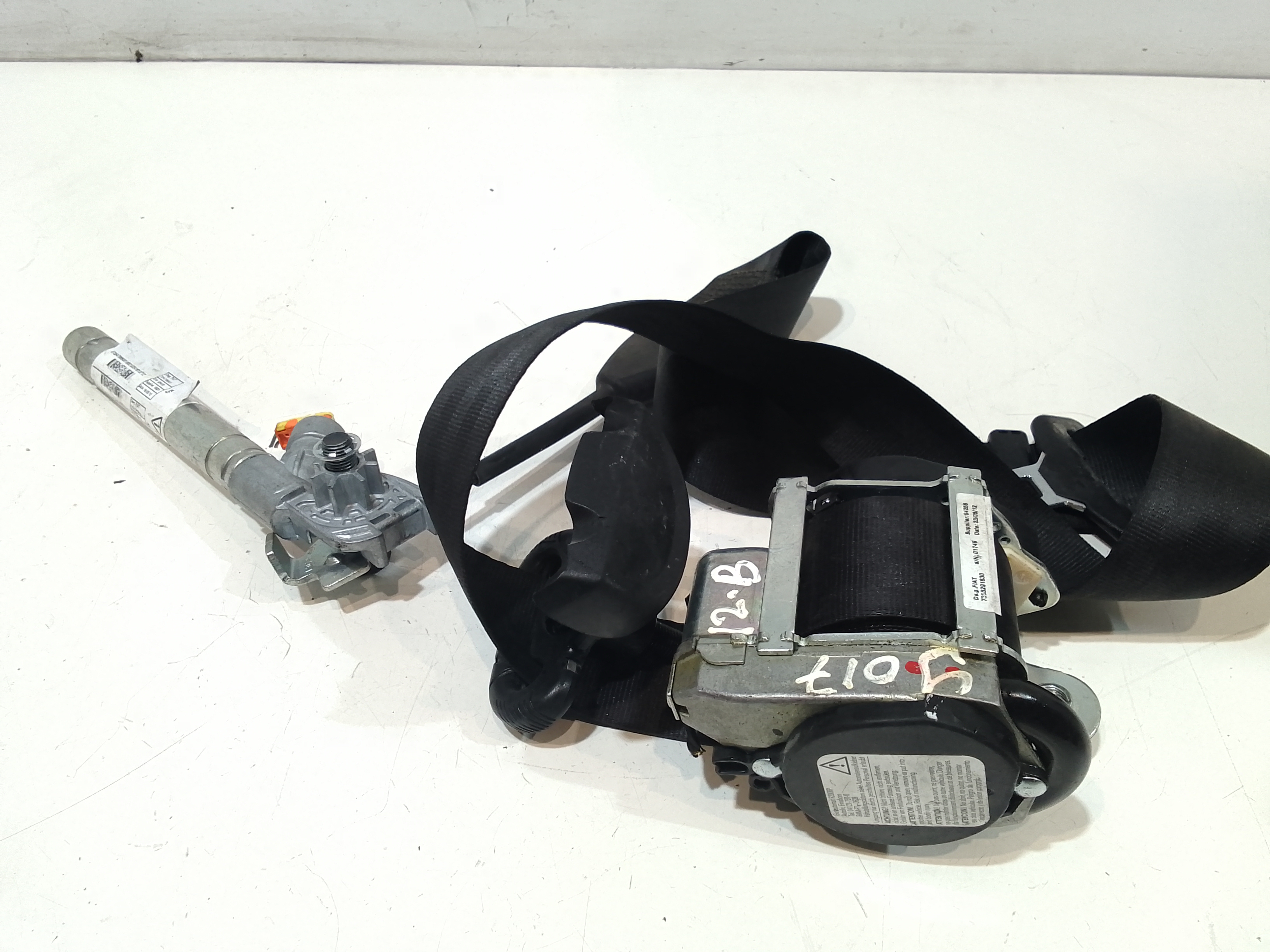 Cintura di Sicurezza anteriore Sinistra con pretensionatore per Lancia Ypsilon 4 Serie (2011 - In produzione)