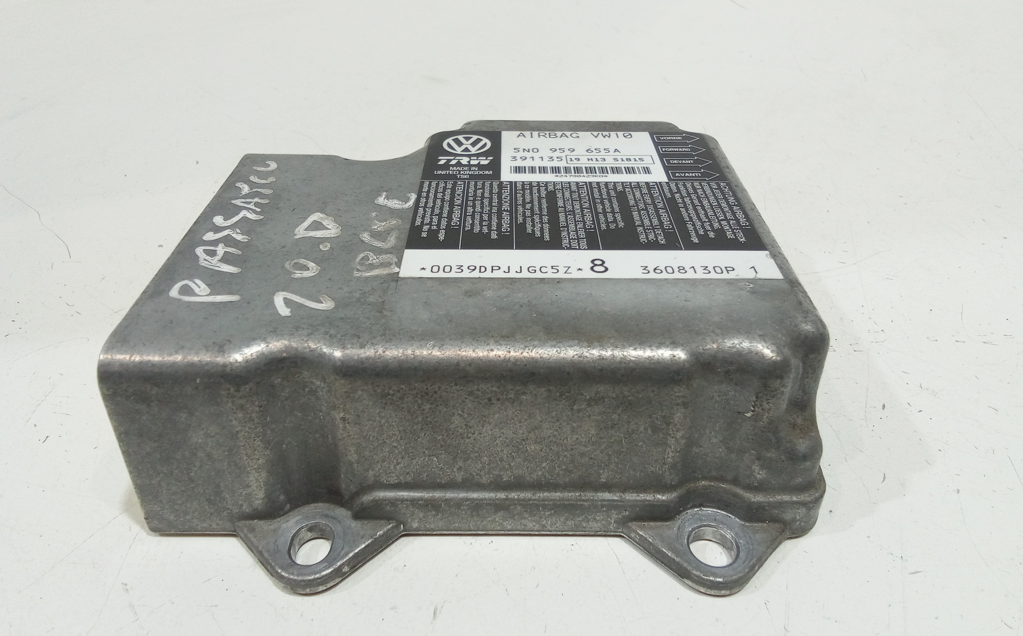 Centralina Airbag per Volkswagen Passat CC (2008 - 2012)