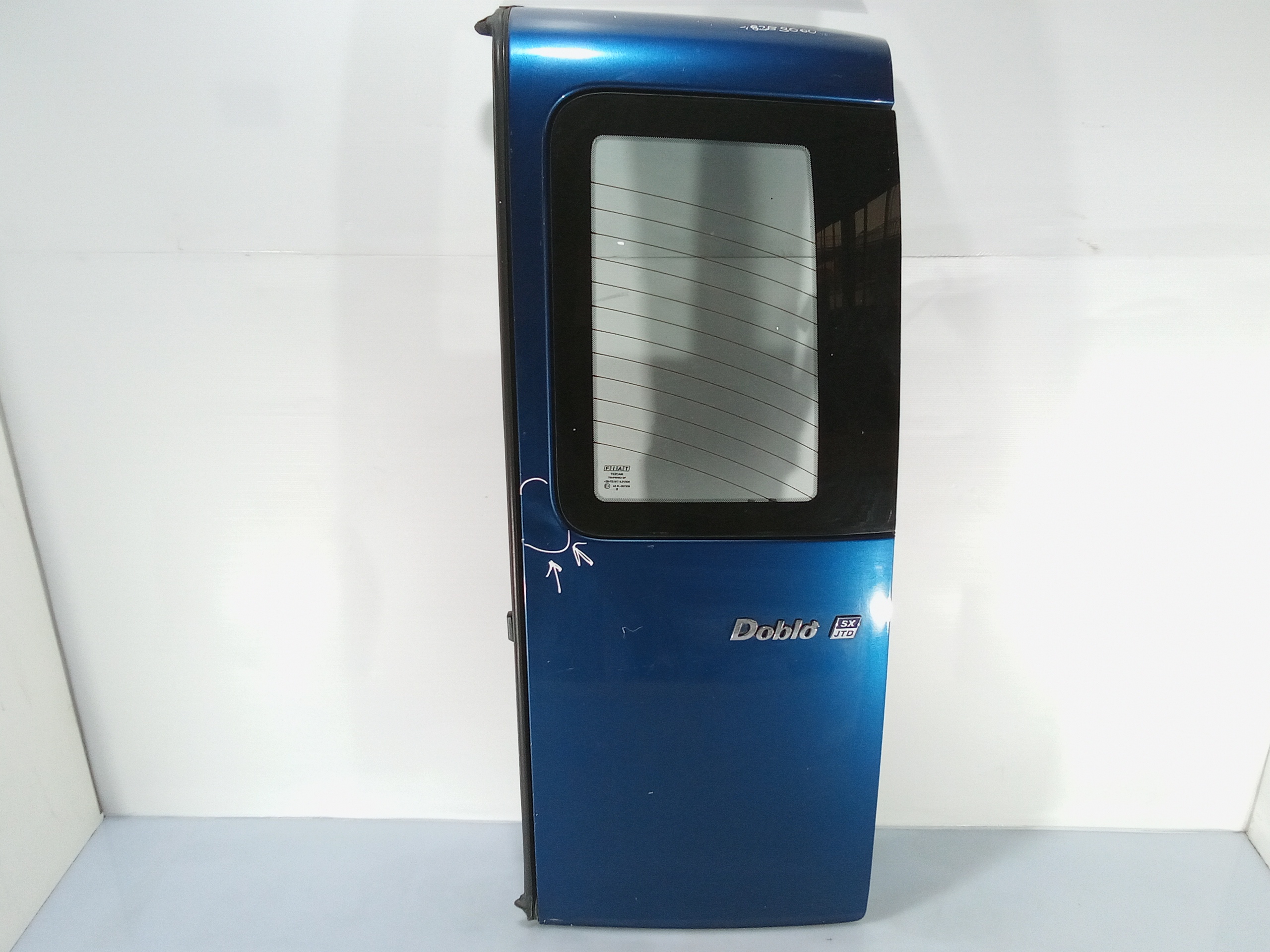 Porta carico posteriore a battente DX lato passeggero vetrat per Fiat Dobl Serie (00>05) (2000 - 2005)