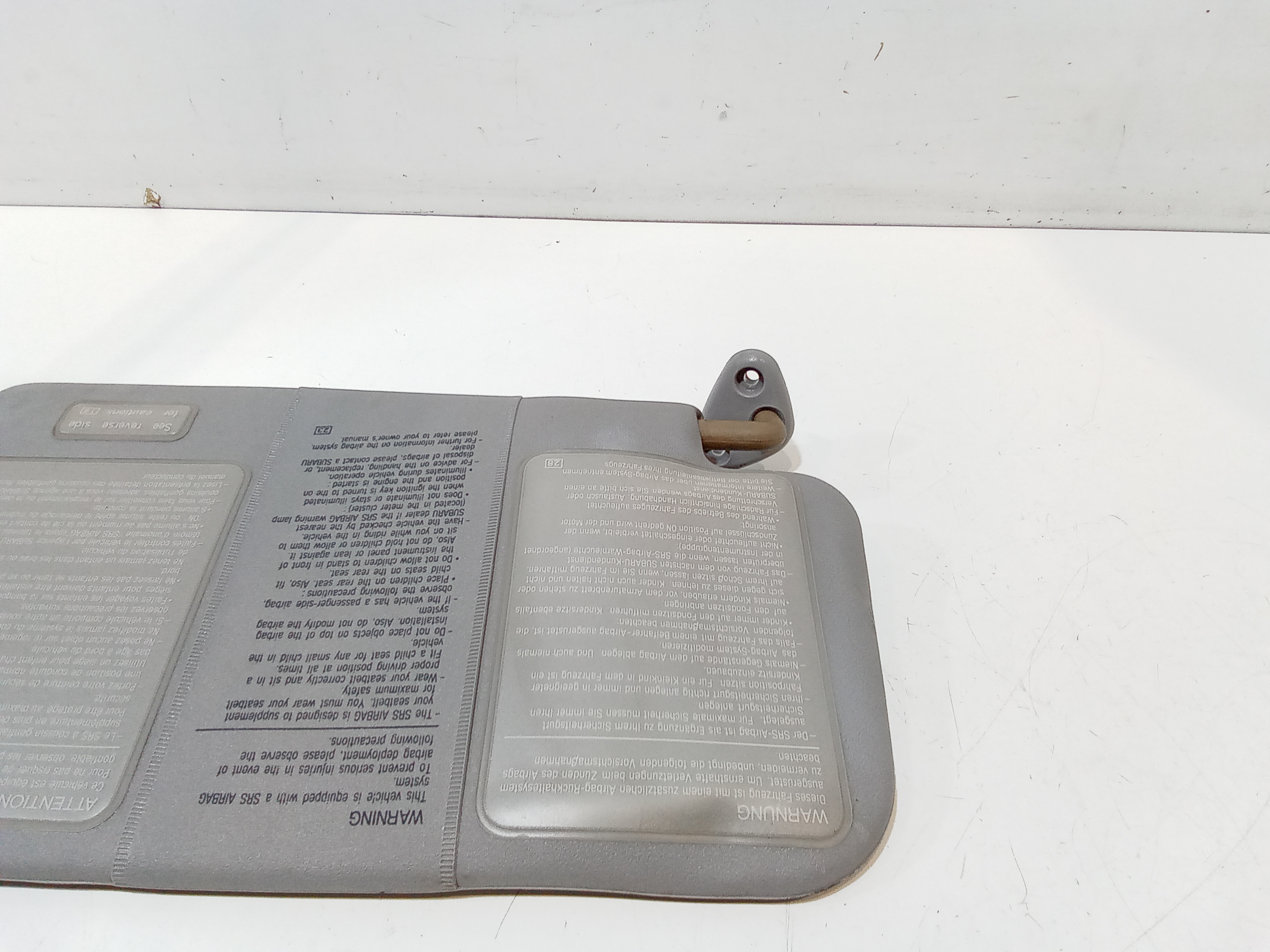 Parasole aletta anteriore Lato Guida per Subaru Forester 1 Serie (1997 - 2002)