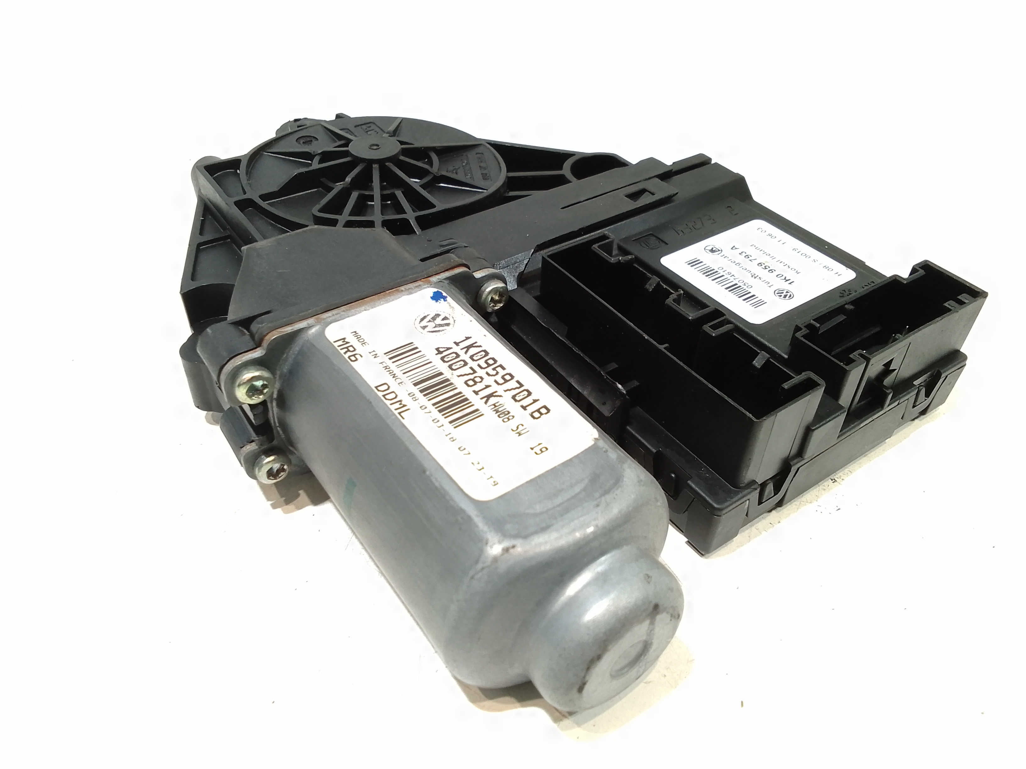 Motorino Alzavetro anteriore Sinistro per Volkswagen Touran 1 Serie (2003 - 2007)