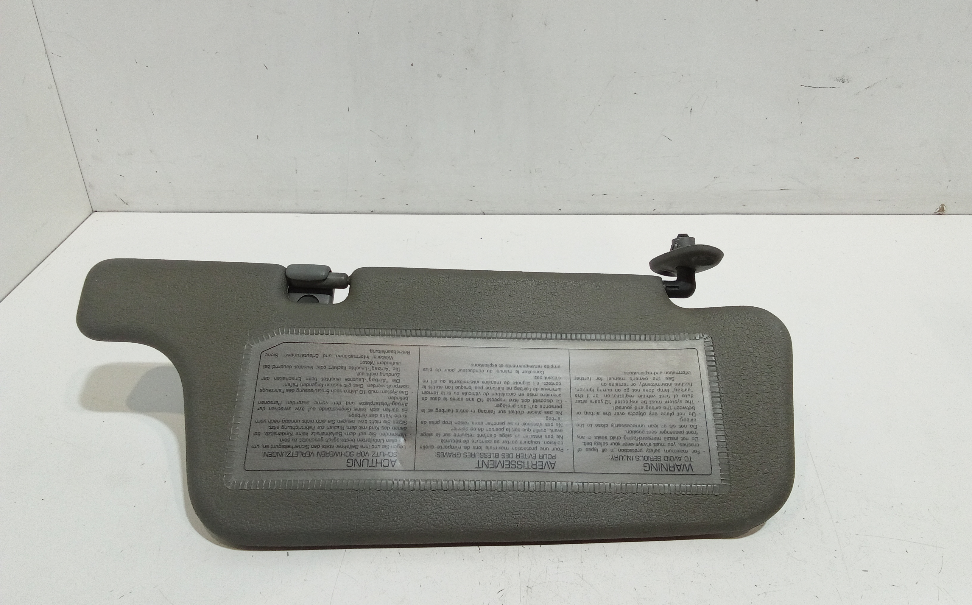 Parasole aletta anteriore Lato Guida per Nissan Micra 2 Serie (1998 - 2000)