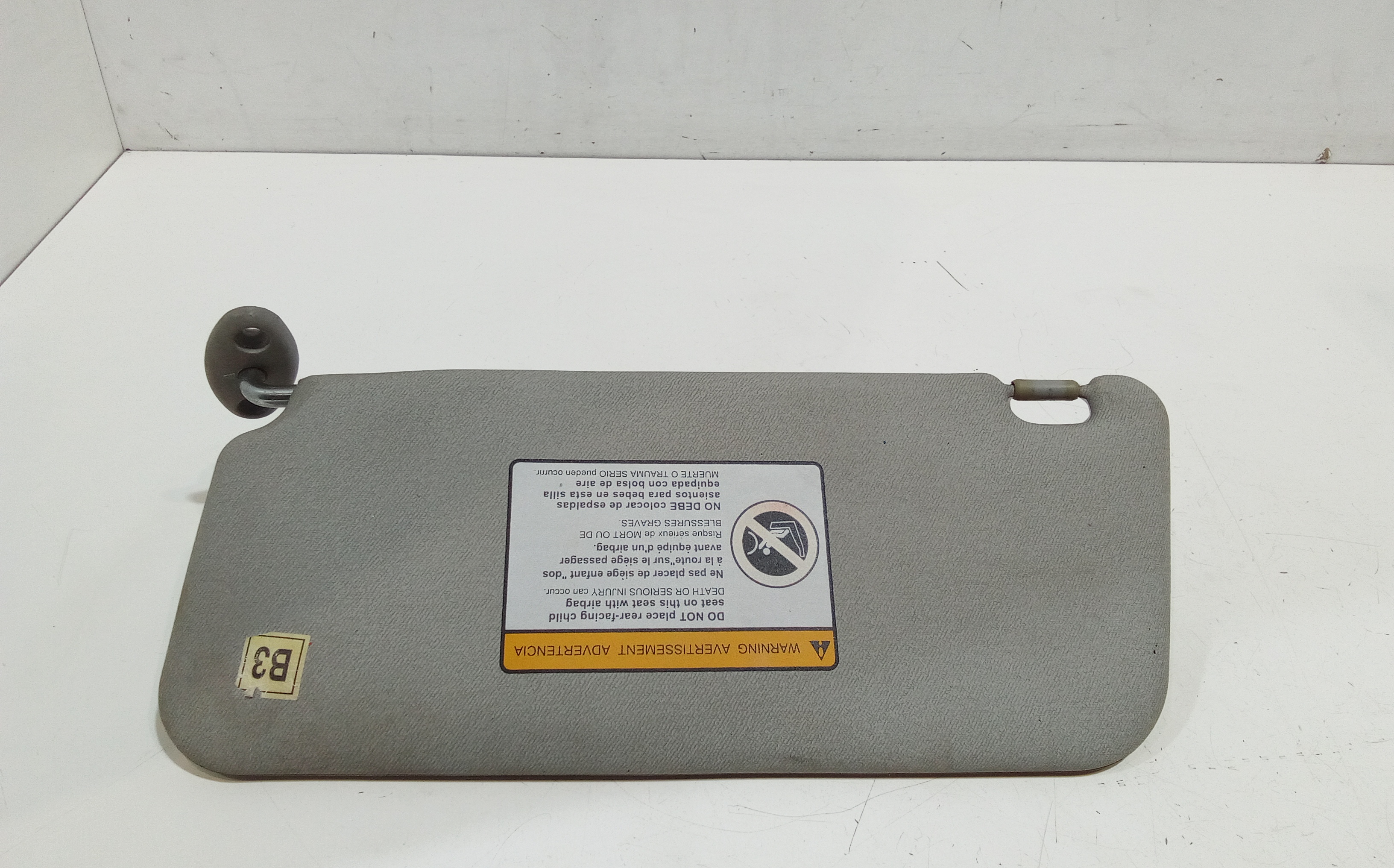 Parasole aletta Lato Passeggero per Chevrolet Matiz 3 Serie (2005 - 2007)