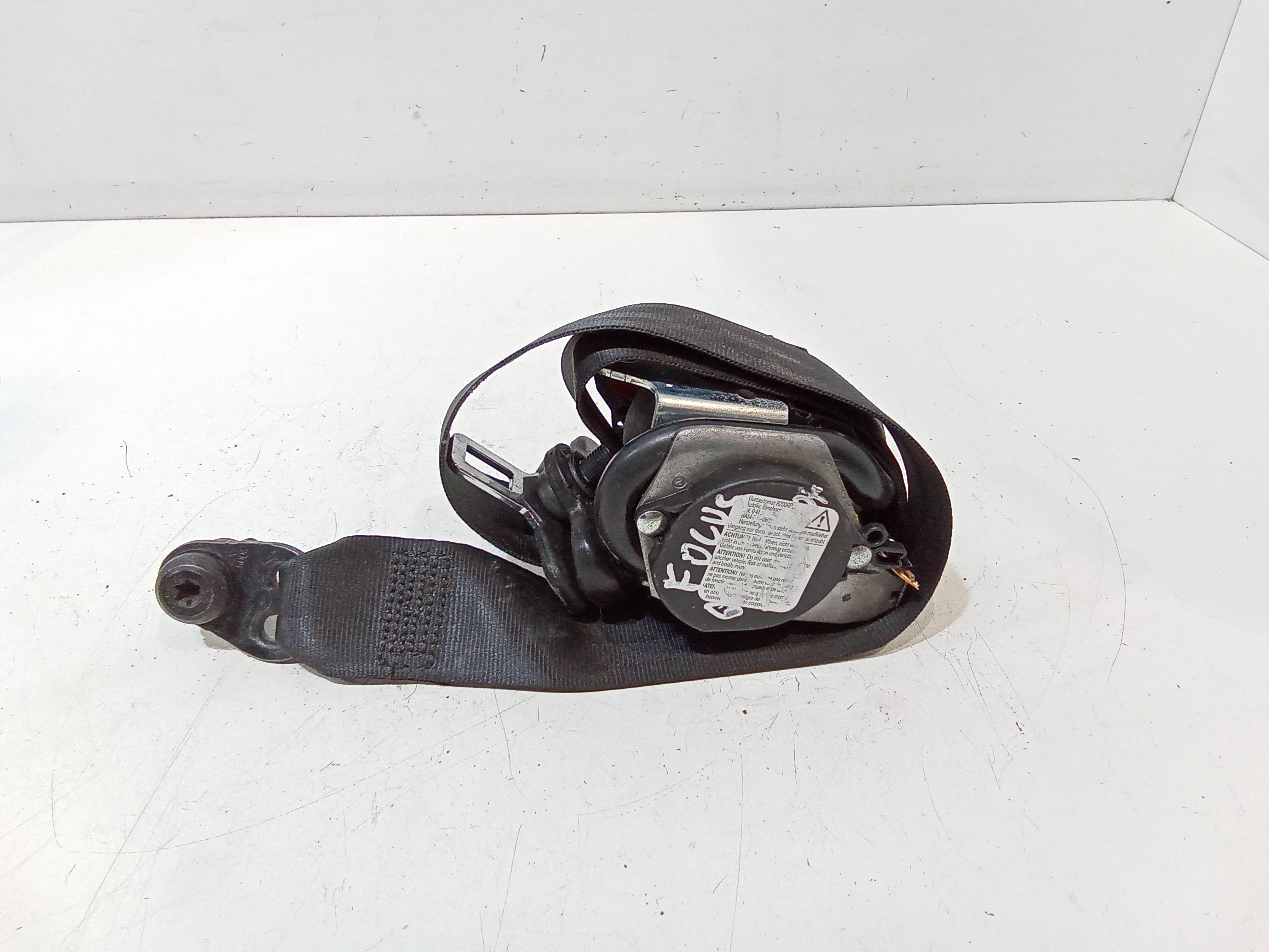 Cintura di Sicurezza anteriore Destra con pretensionatore per Ford Focus Berlina 5 Serie (2011 - 2014)