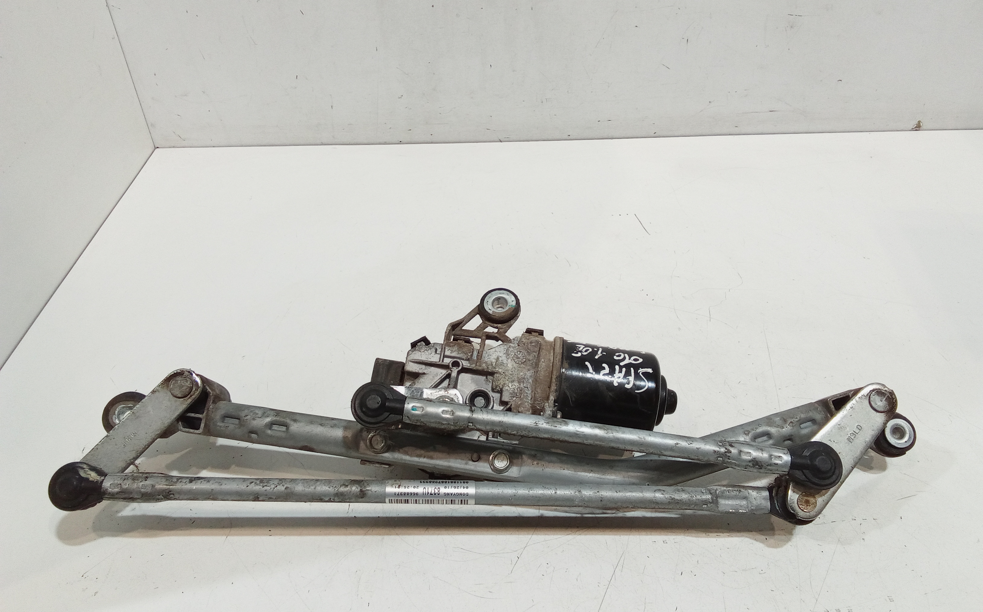 Motorino tergi ant completo di tandem per Chevrolet Spark 1 Serie (2009 - 2012)